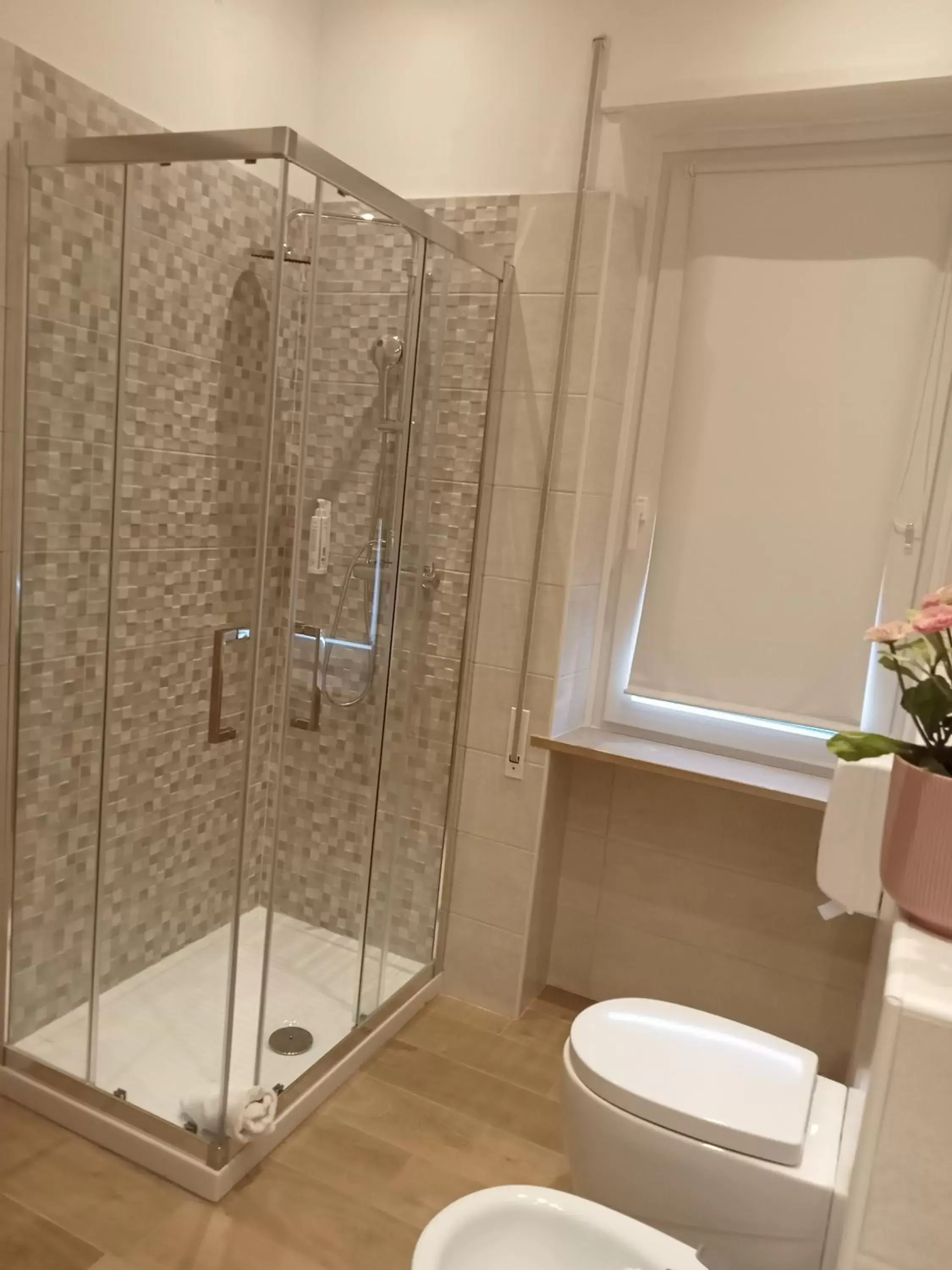Shower, Bathroom in Hotel Porta Rivera