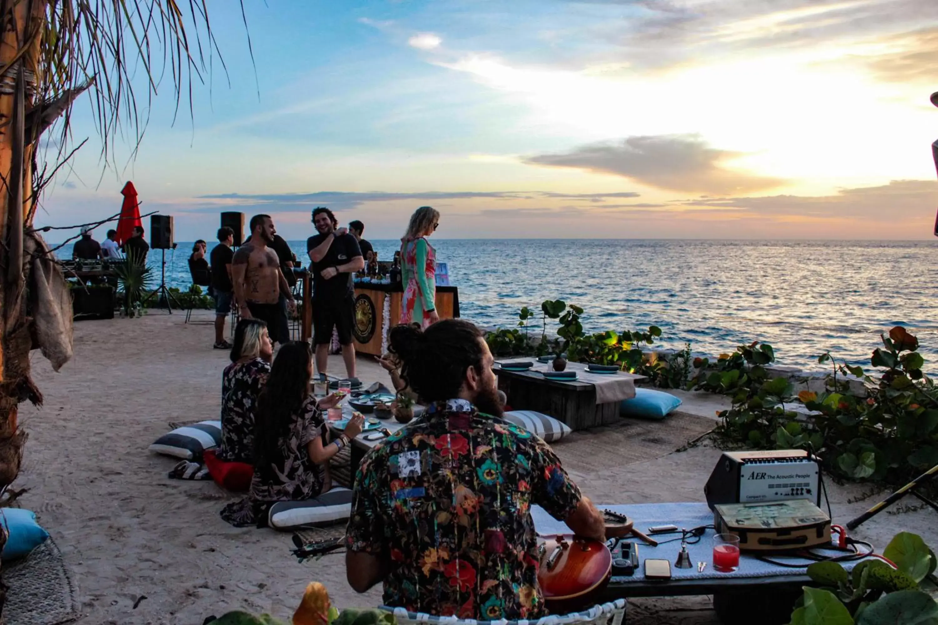 Sunset in Hotel B Cozumel