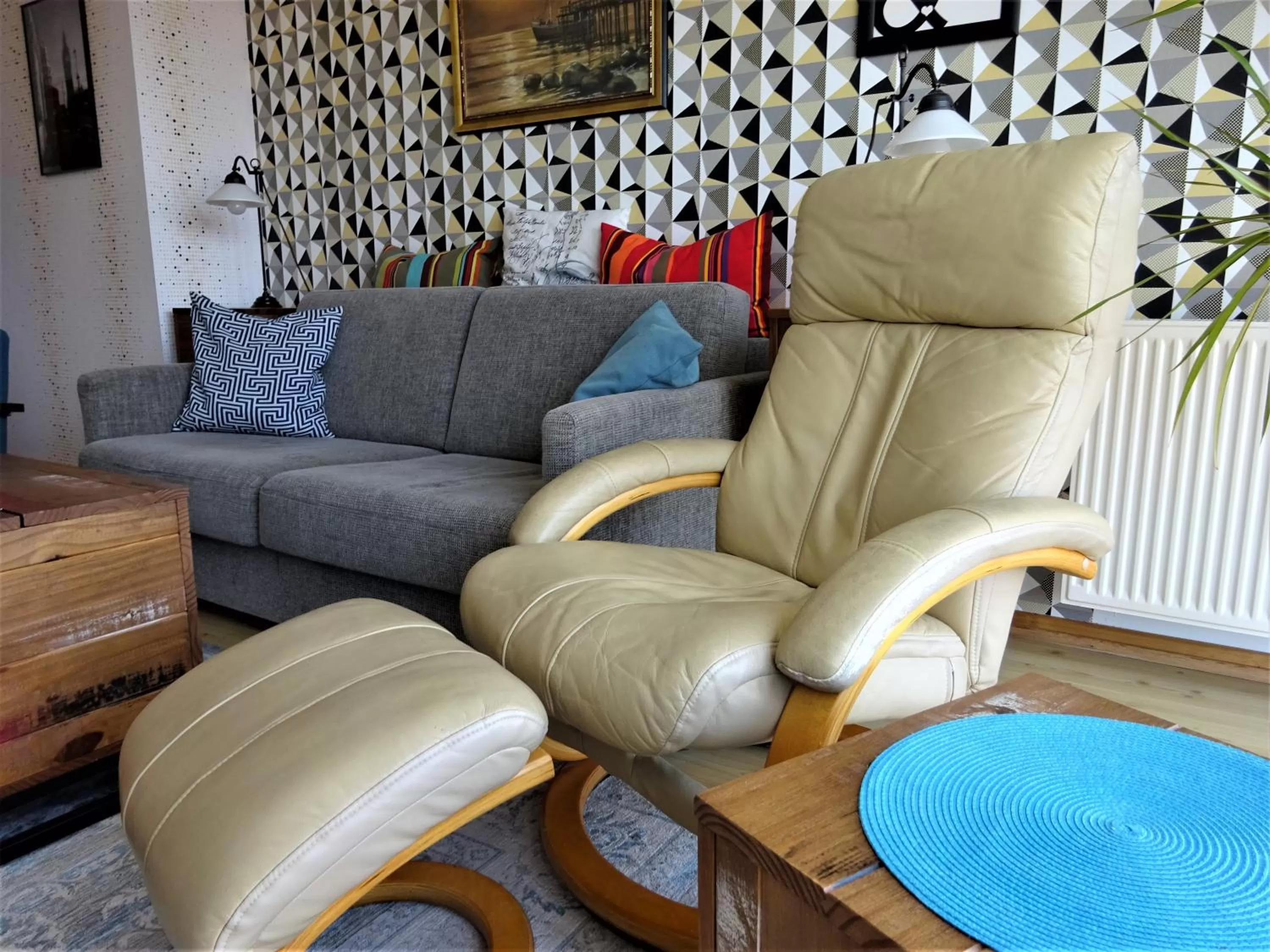 Seating area in Hotel Pension Zur Fährbrücke