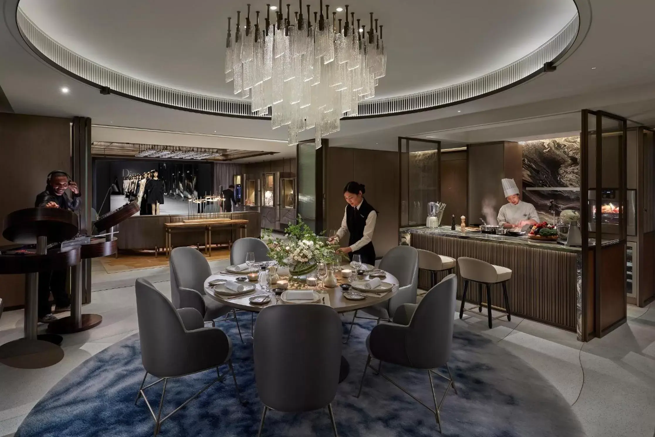 Dining area, Restaurant/Places to Eat in The Landmark Mandarin Oriental, Hong Kong