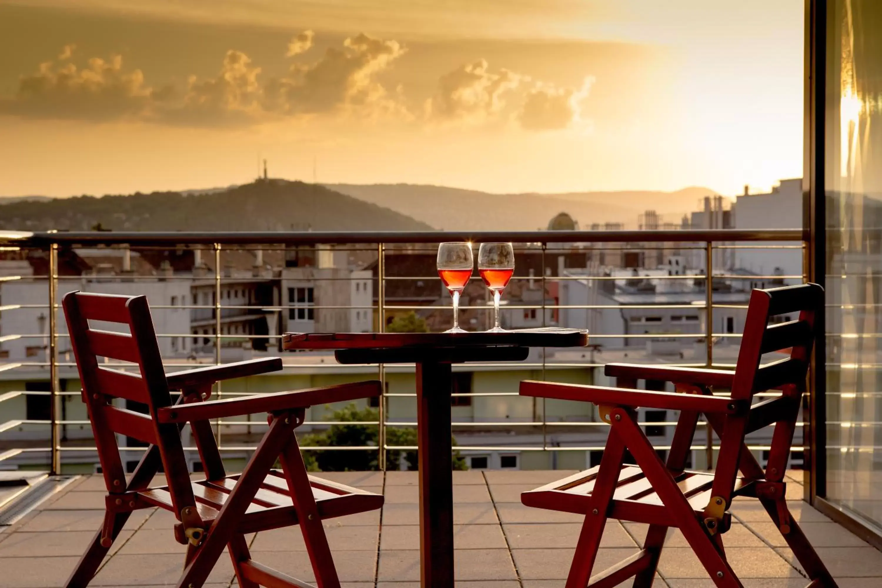 Balcony/Terrace, Sunrise/Sunset in Escala Hotel & Suites