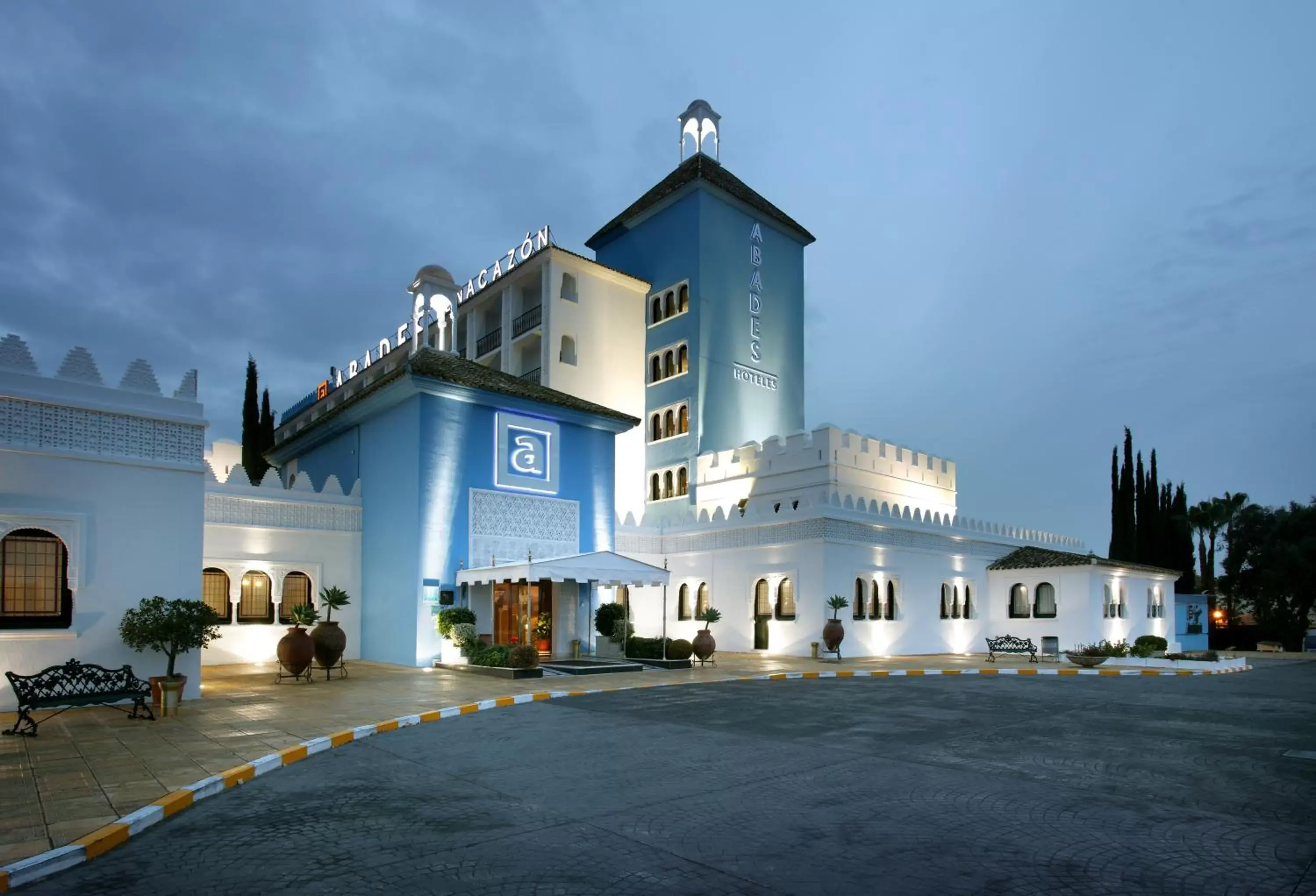 Facade/entrance, Property Building in Hotel Abades Benacazon