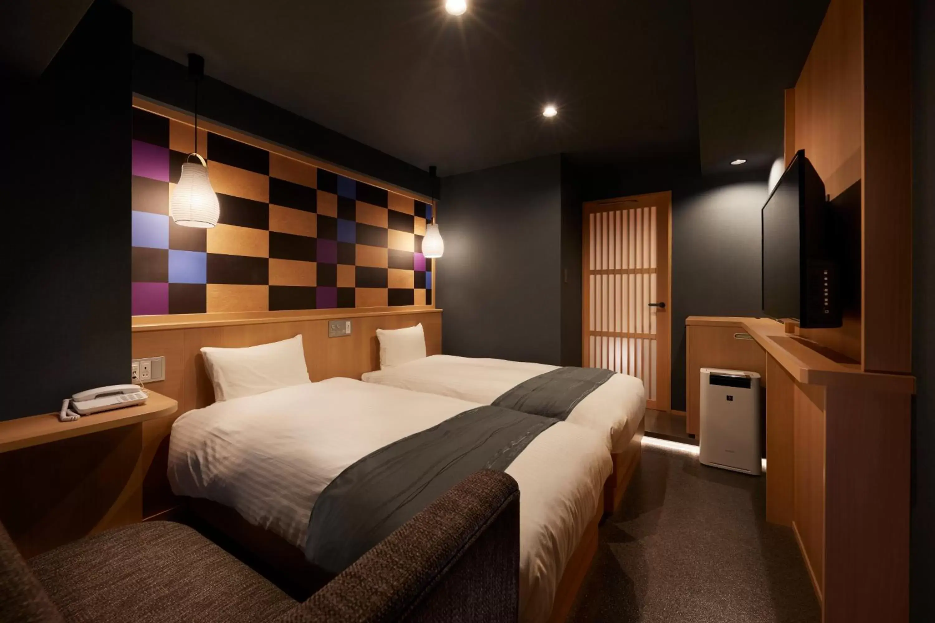 Bed in Sakura Sky Hotel Bed in Sakura Sky Hotel