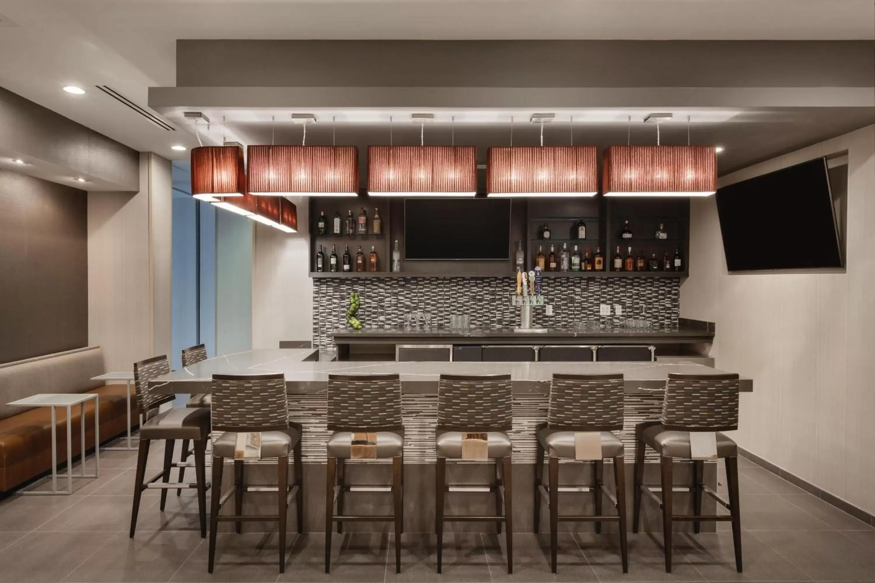 Lobby or reception, Lounge/Bar in SpringHill Suites by Marriott Houston Northwest