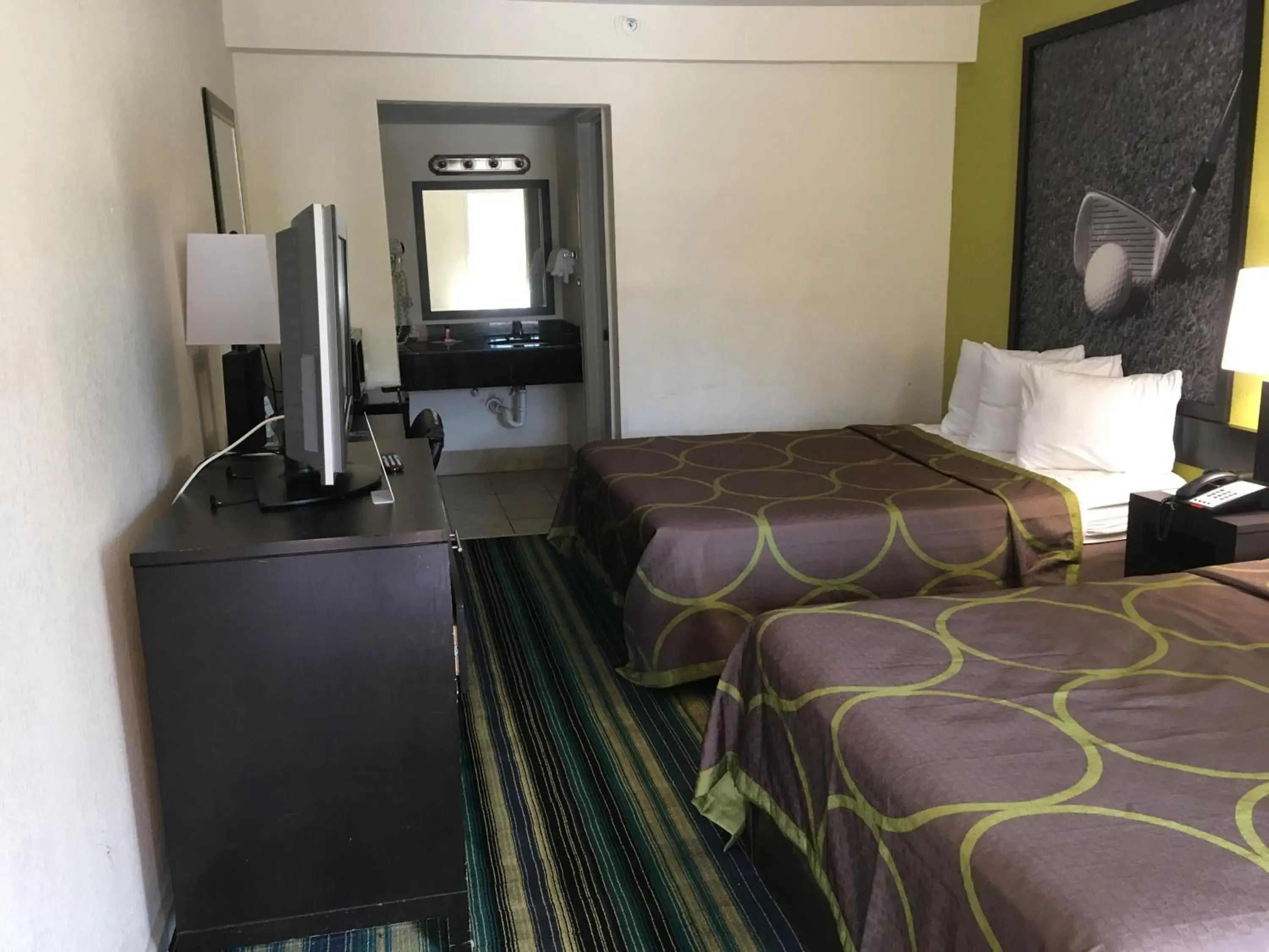 Bed in Super 8 by Wyndham Augusta