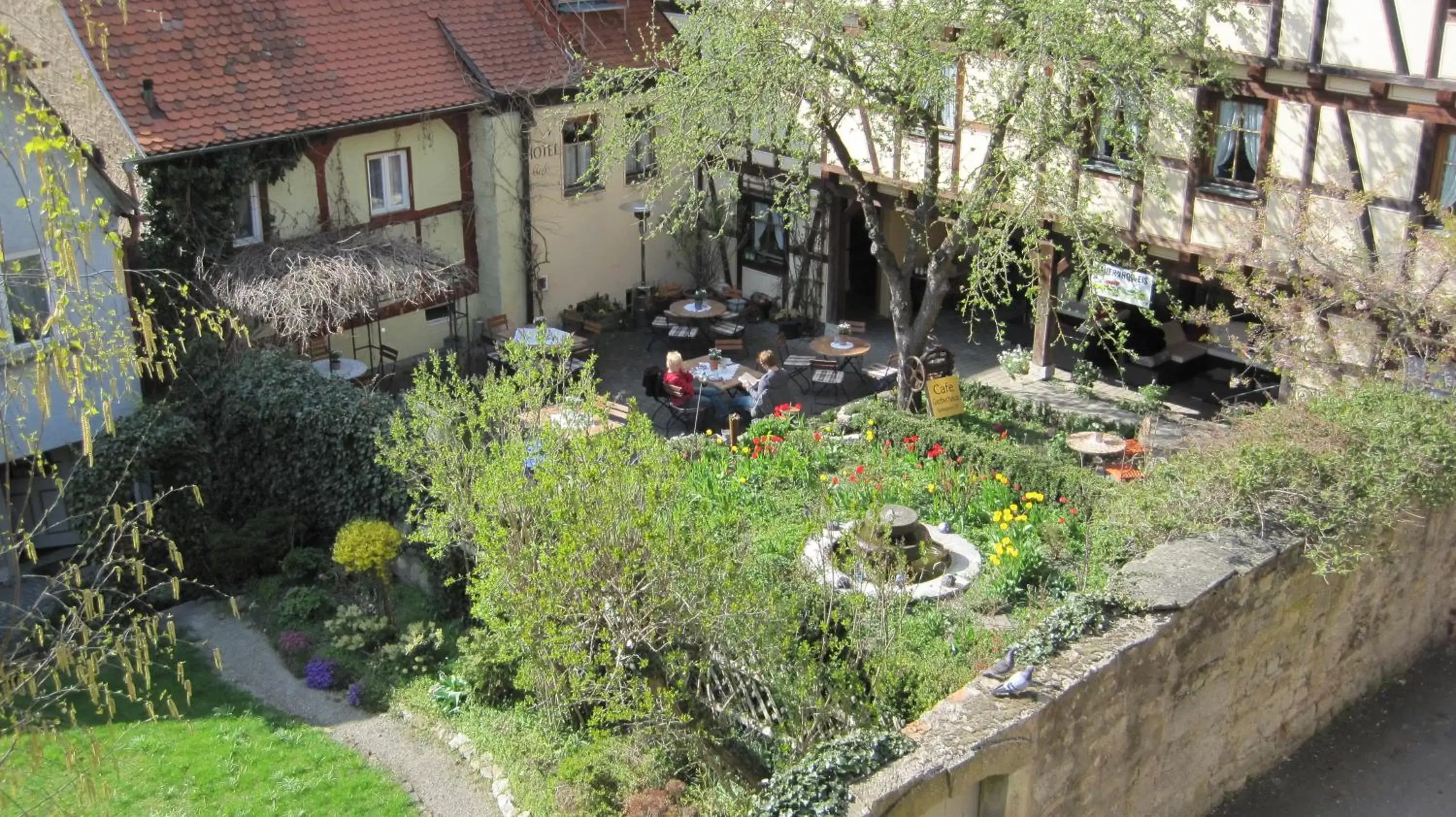 Garden in Hotel Gerberhaus