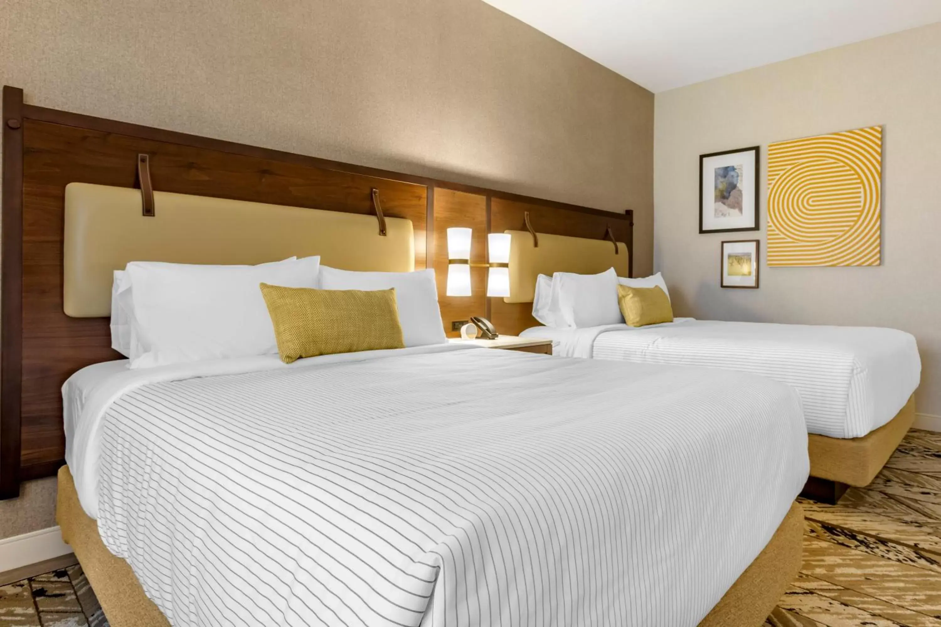 Bed in Cambria Hotel Napa Valley