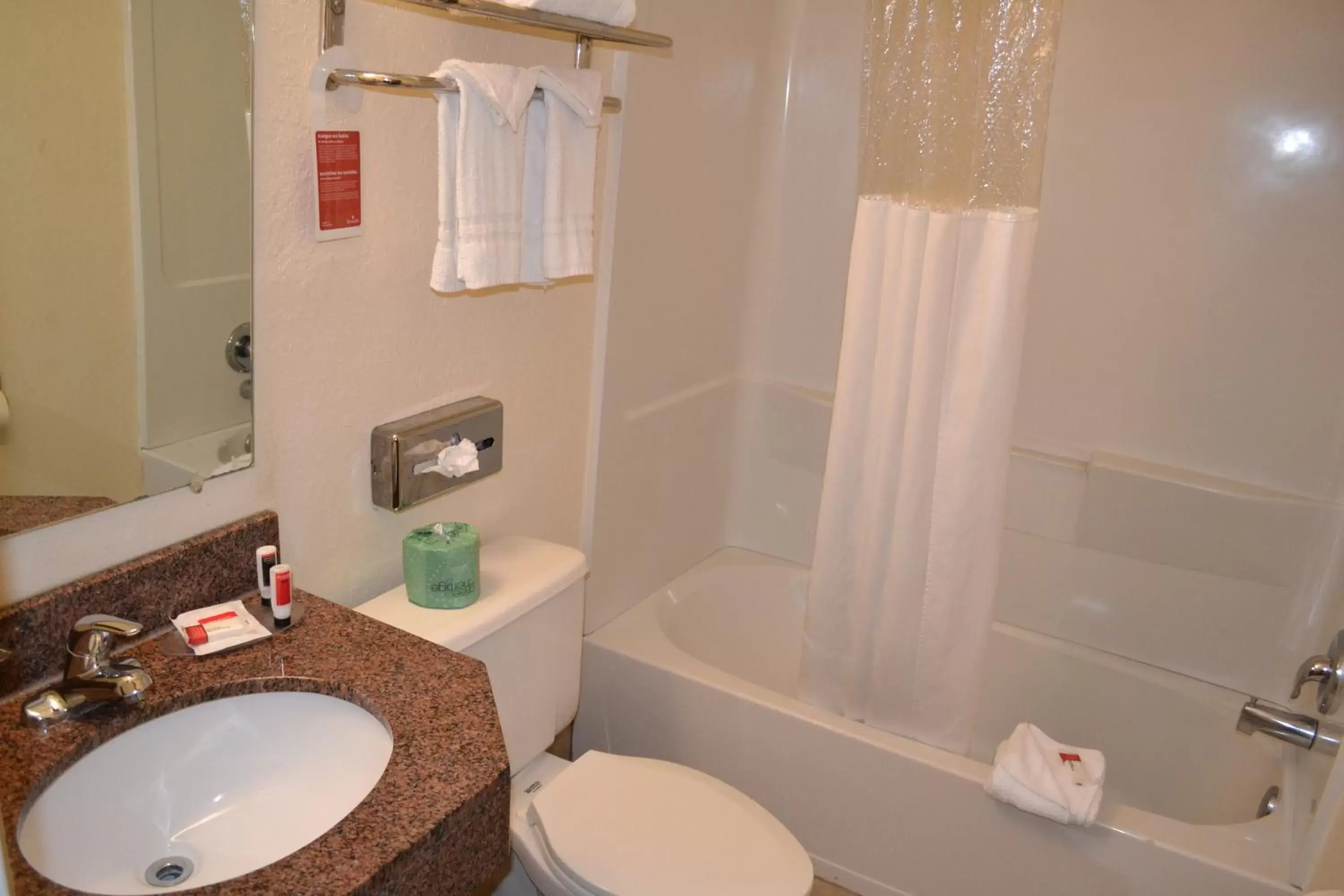 Bathroom in Ramada by Wyndham West Atlantic City