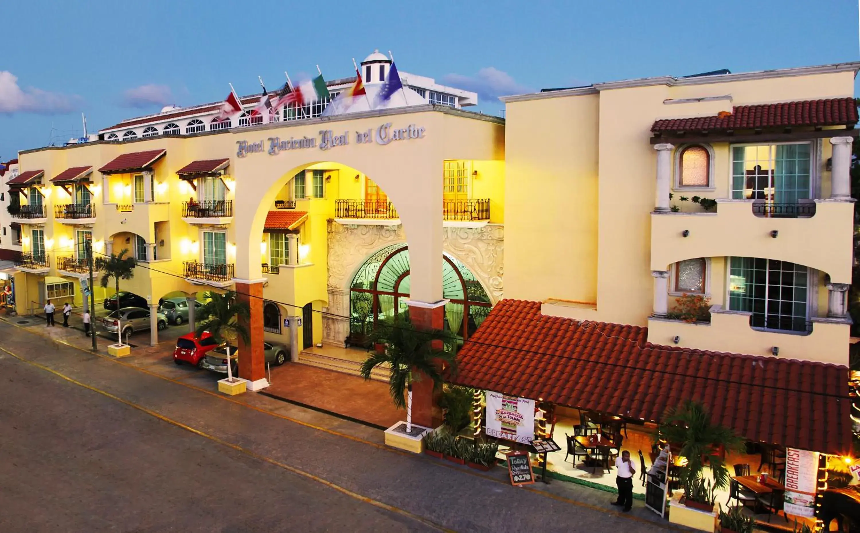 Facade/entrance, Property Building in Hacienda Real del Caribe Hotel