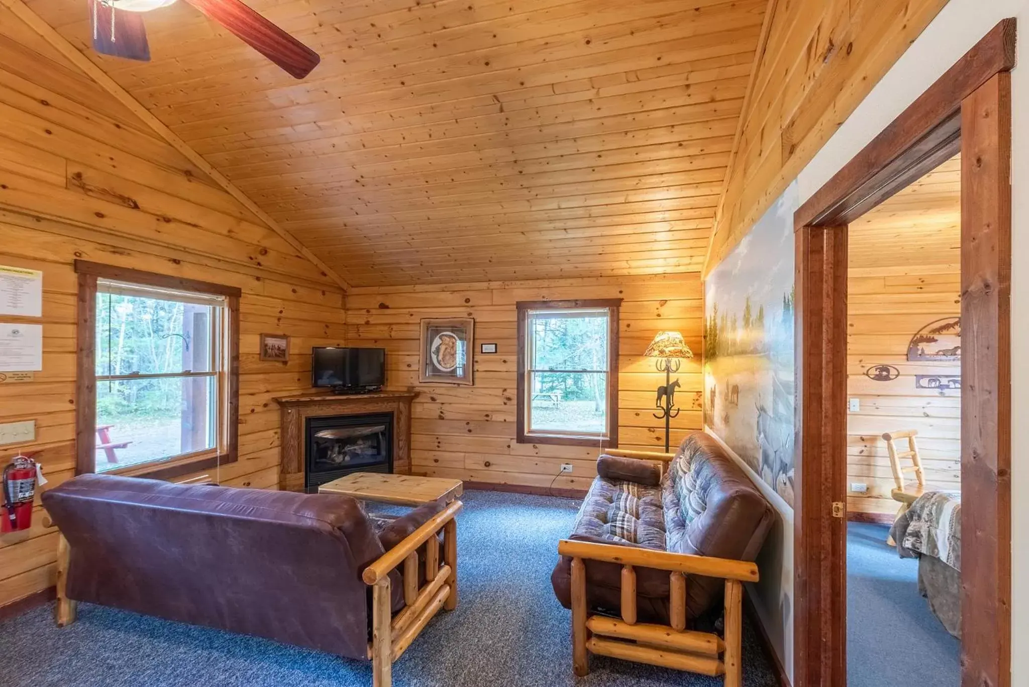 Living room, Seating Area in Spur of the Moment Ranch