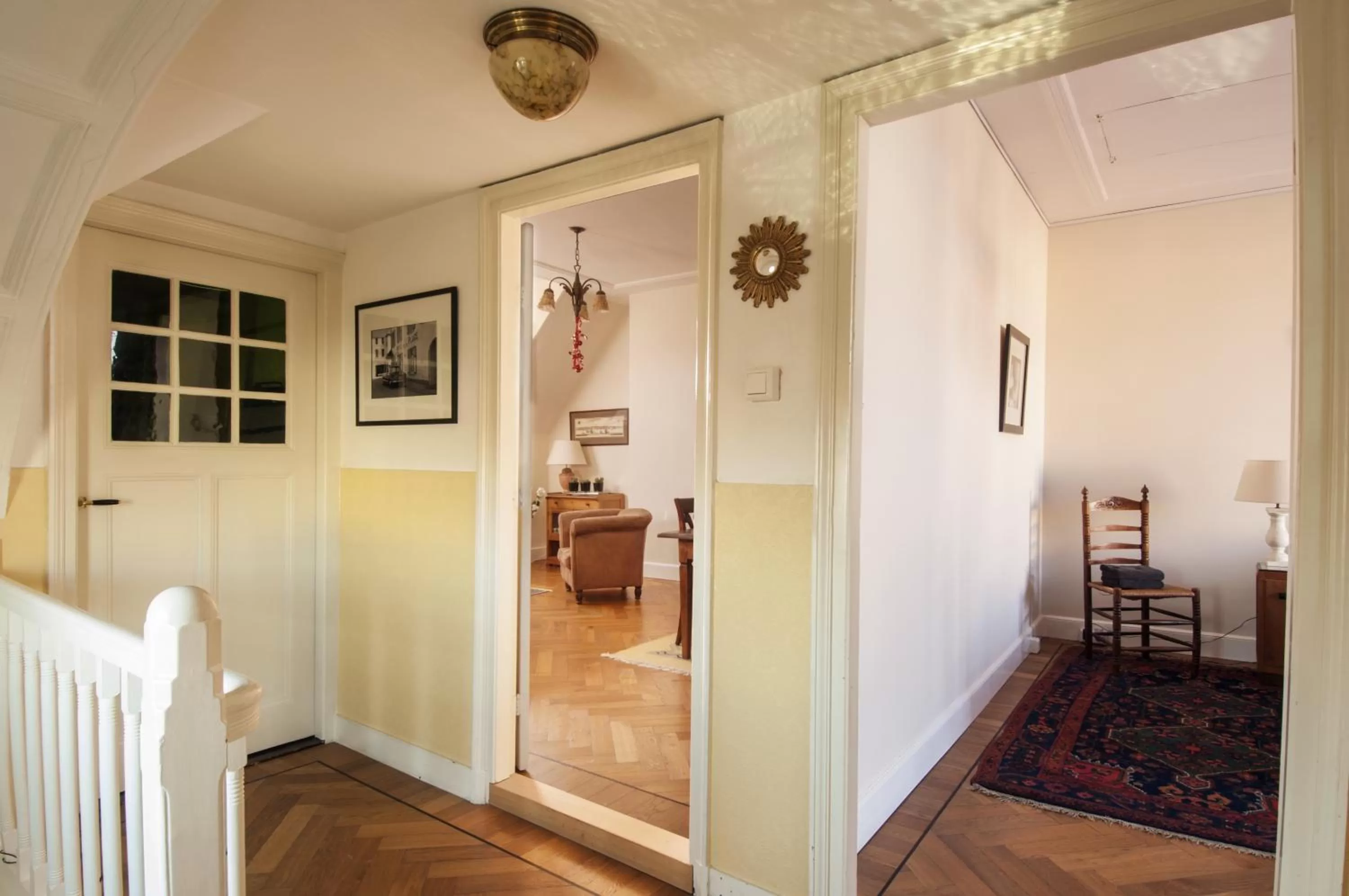 Living room in B&B De Schiedamse Suites