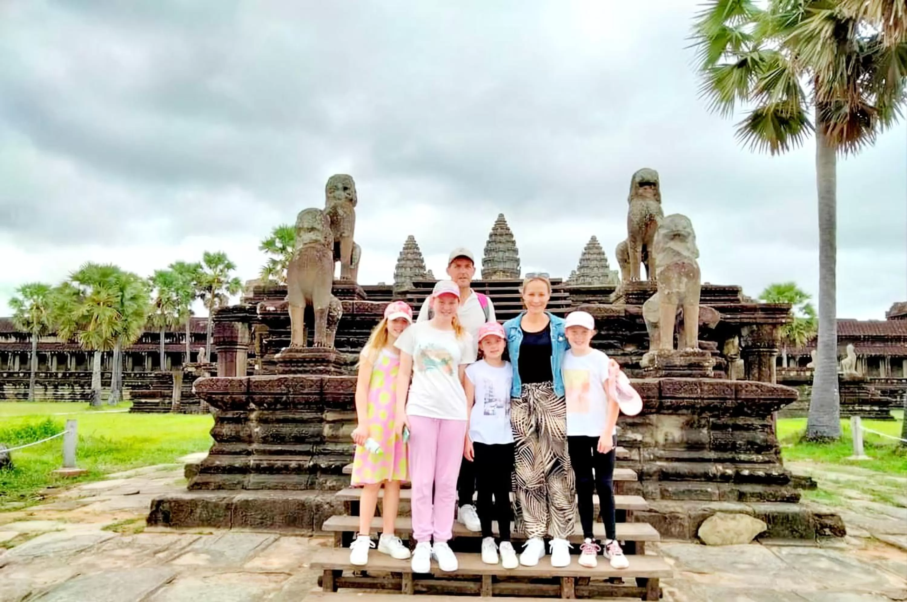 Family in Long Night Siem Reap Hotel