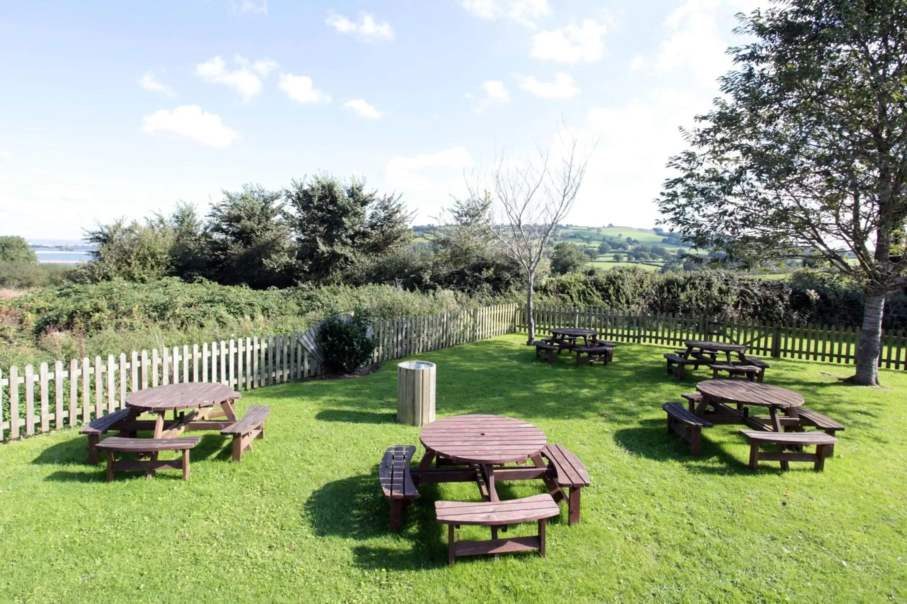 Garden in Fox & Goose, Barrow Gurney by Marston's Inns