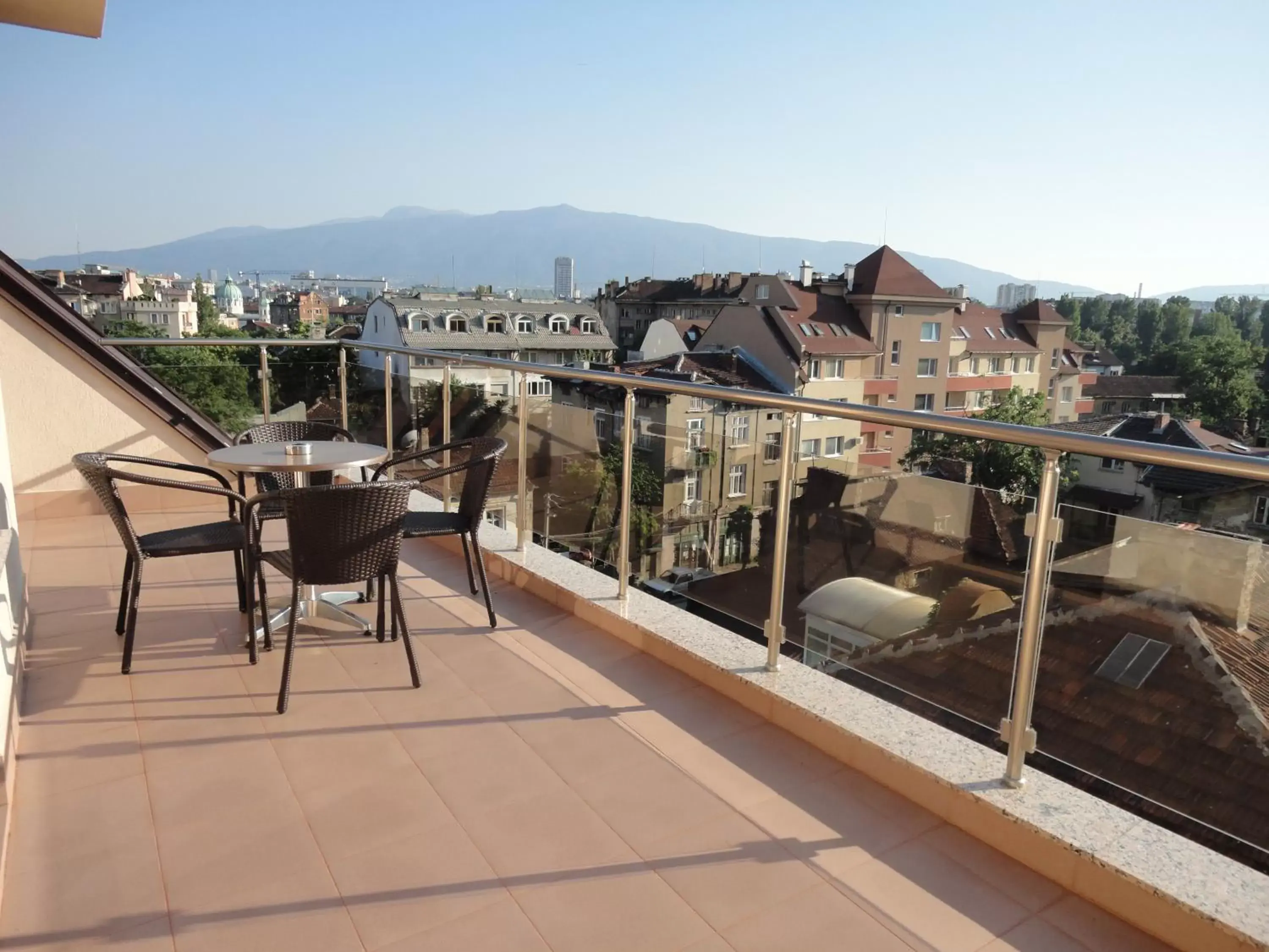 Balcony/Terrace in Favorit Hotel