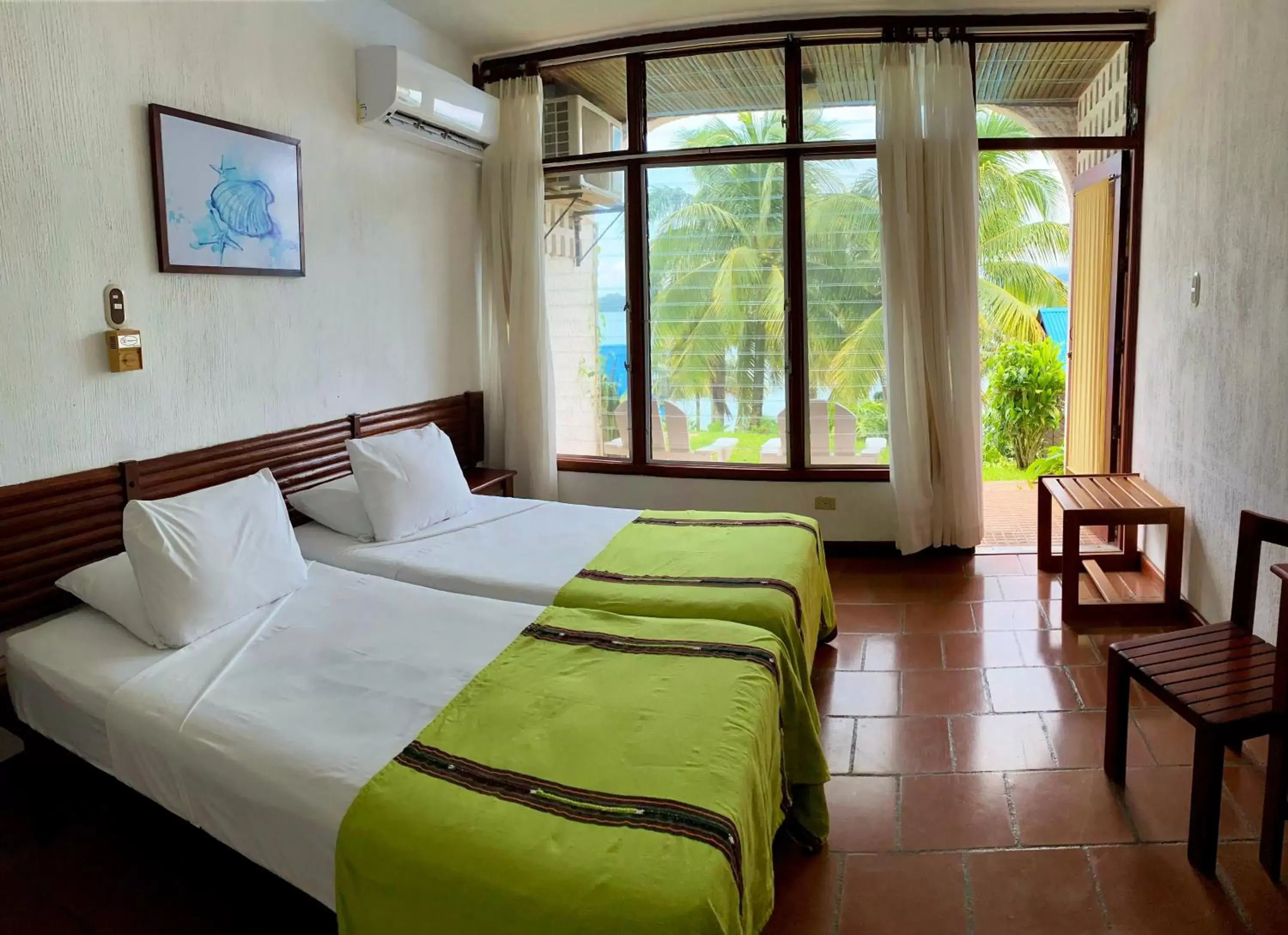 Bedroom, Bed in Villa Caribe