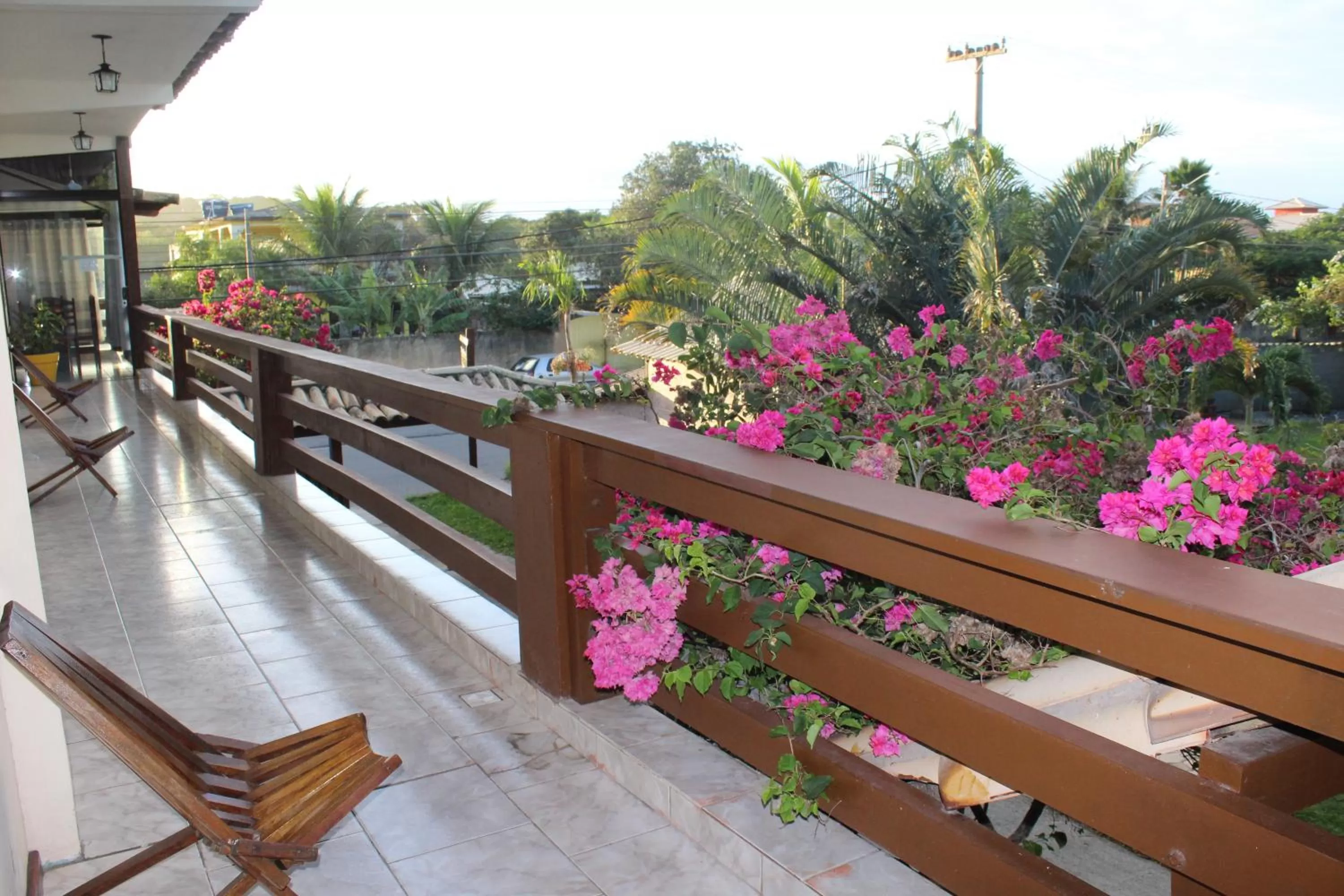 Balcony/Terrace in Pousada Recanto Das Emerências