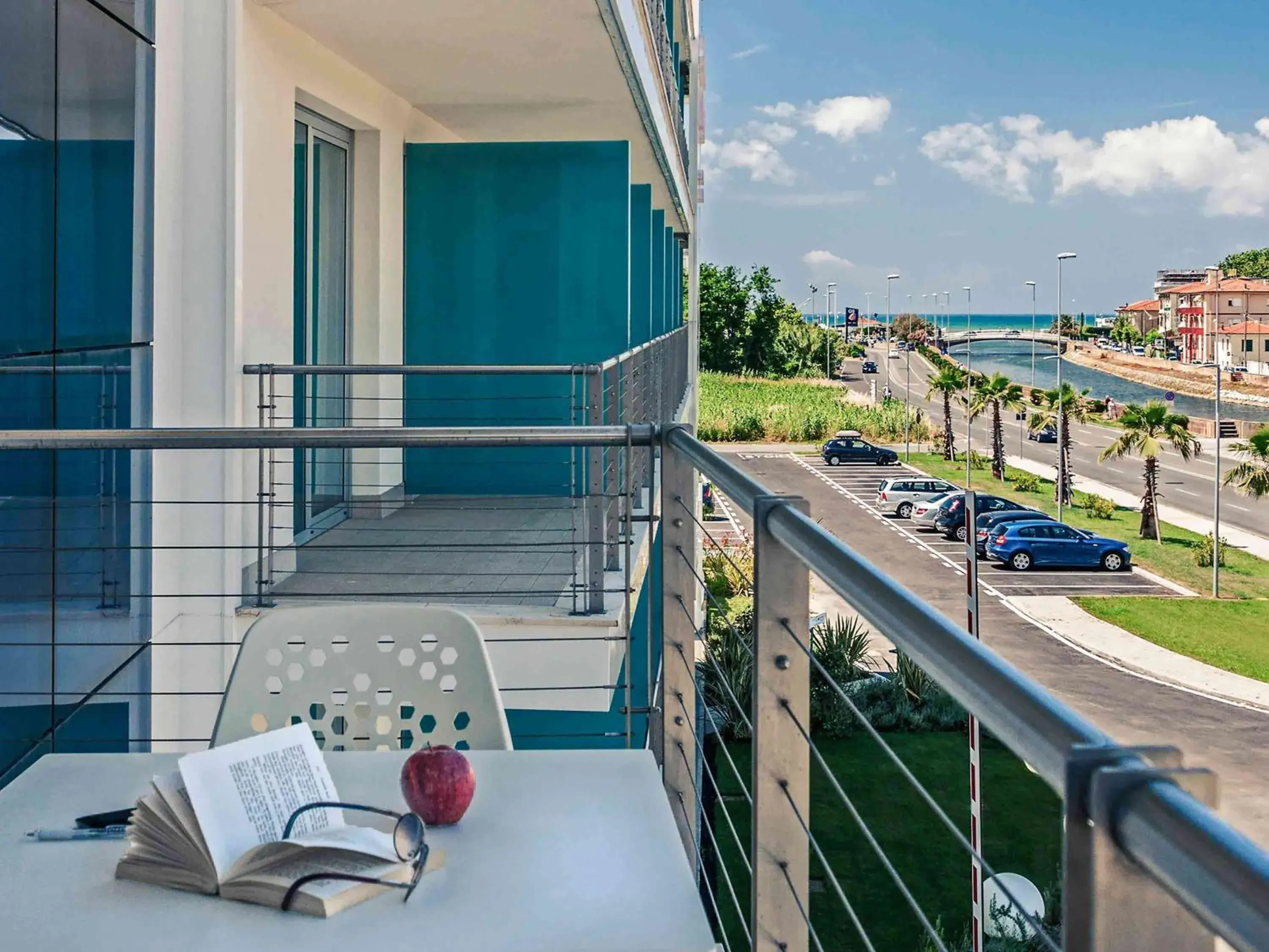 Property building, Balcony/Terrace in Hotel Viareggio