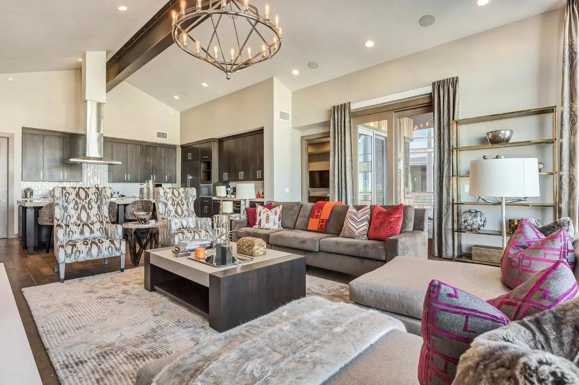 Living room in Stein Eriksen Residences