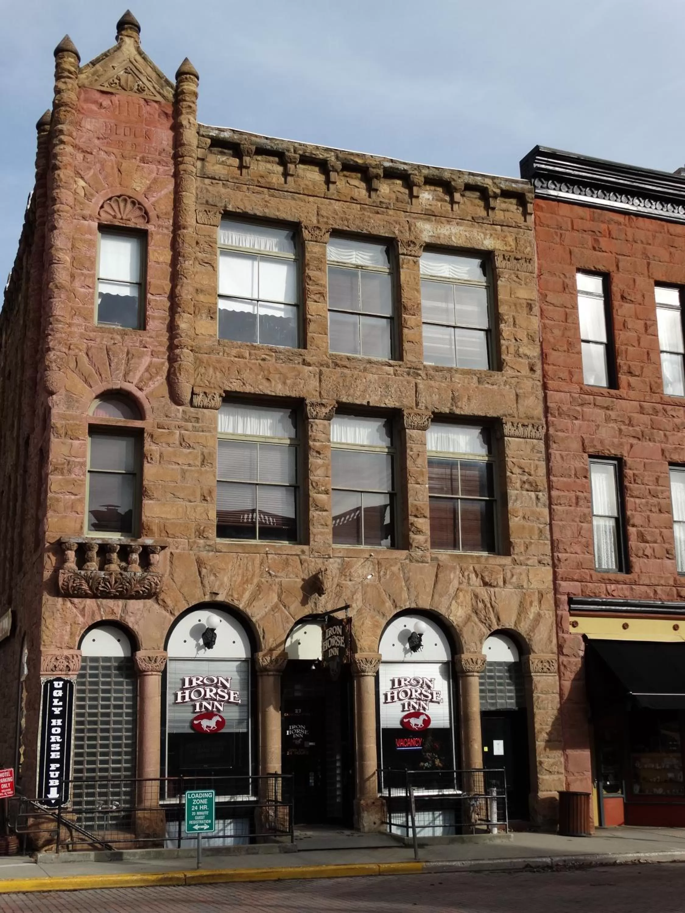 Facade/entrance, Property Building in Historic Iron Horse Inn - Deadwood