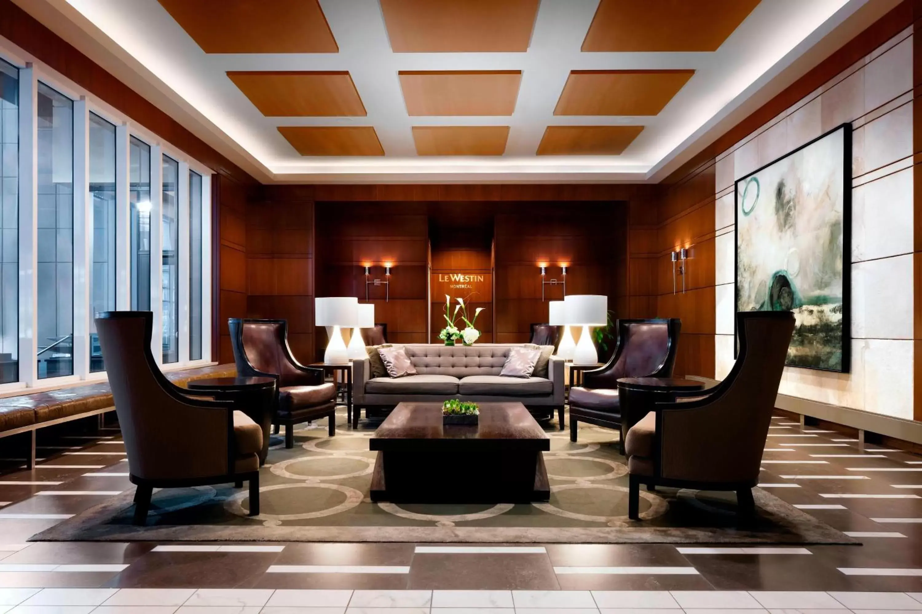 Lobby or reception in Le Westin Montreal