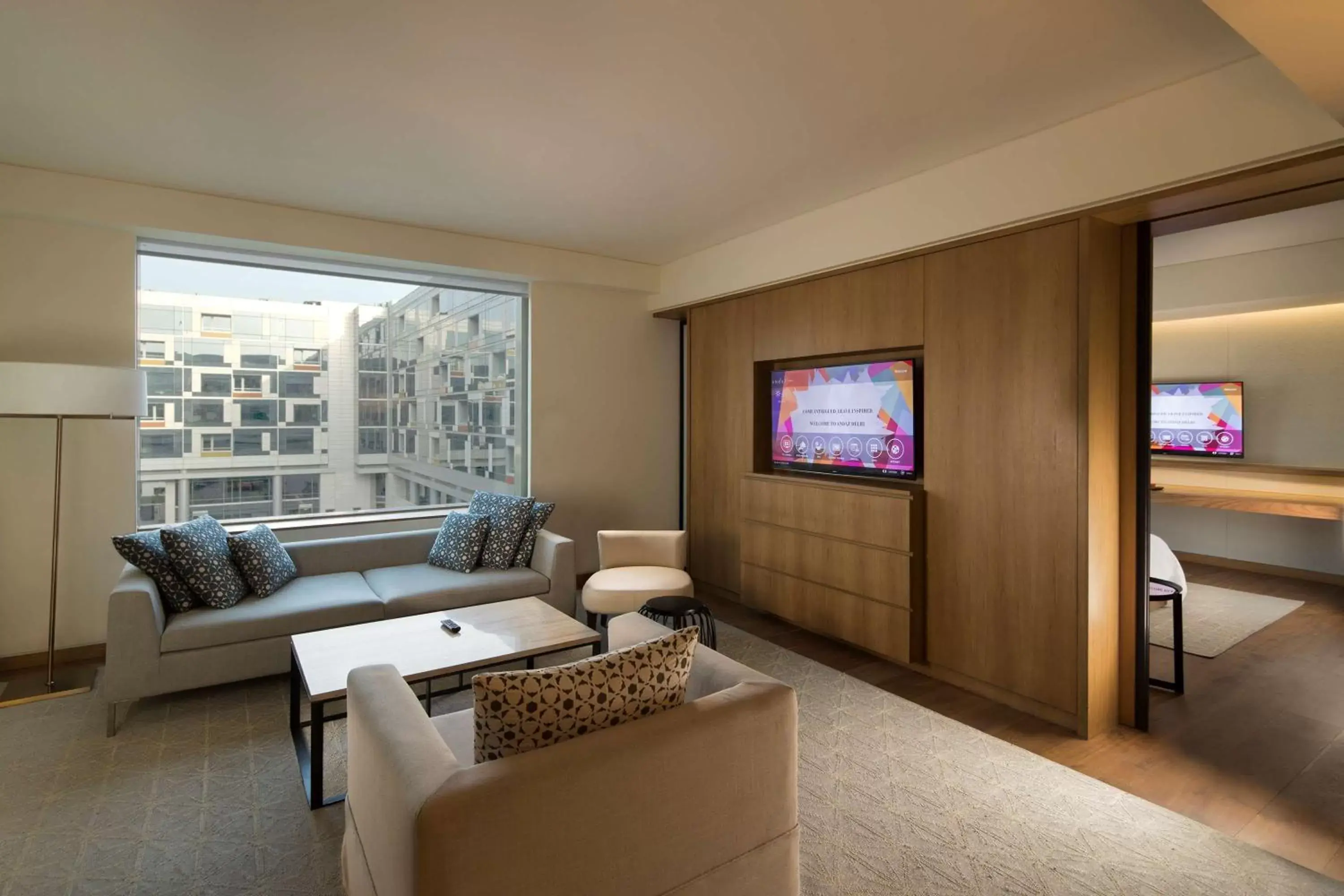 Photo of the whole room, Seating Area in Andaz Delhi Aerocity- Concept by Hyatt