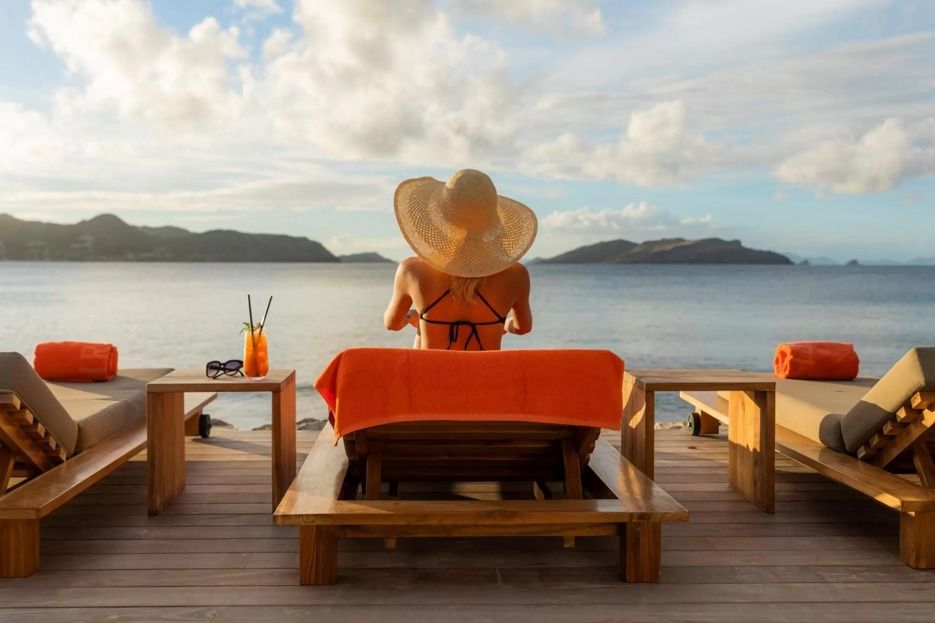 Patio in Hotel Christopher Saint Barth