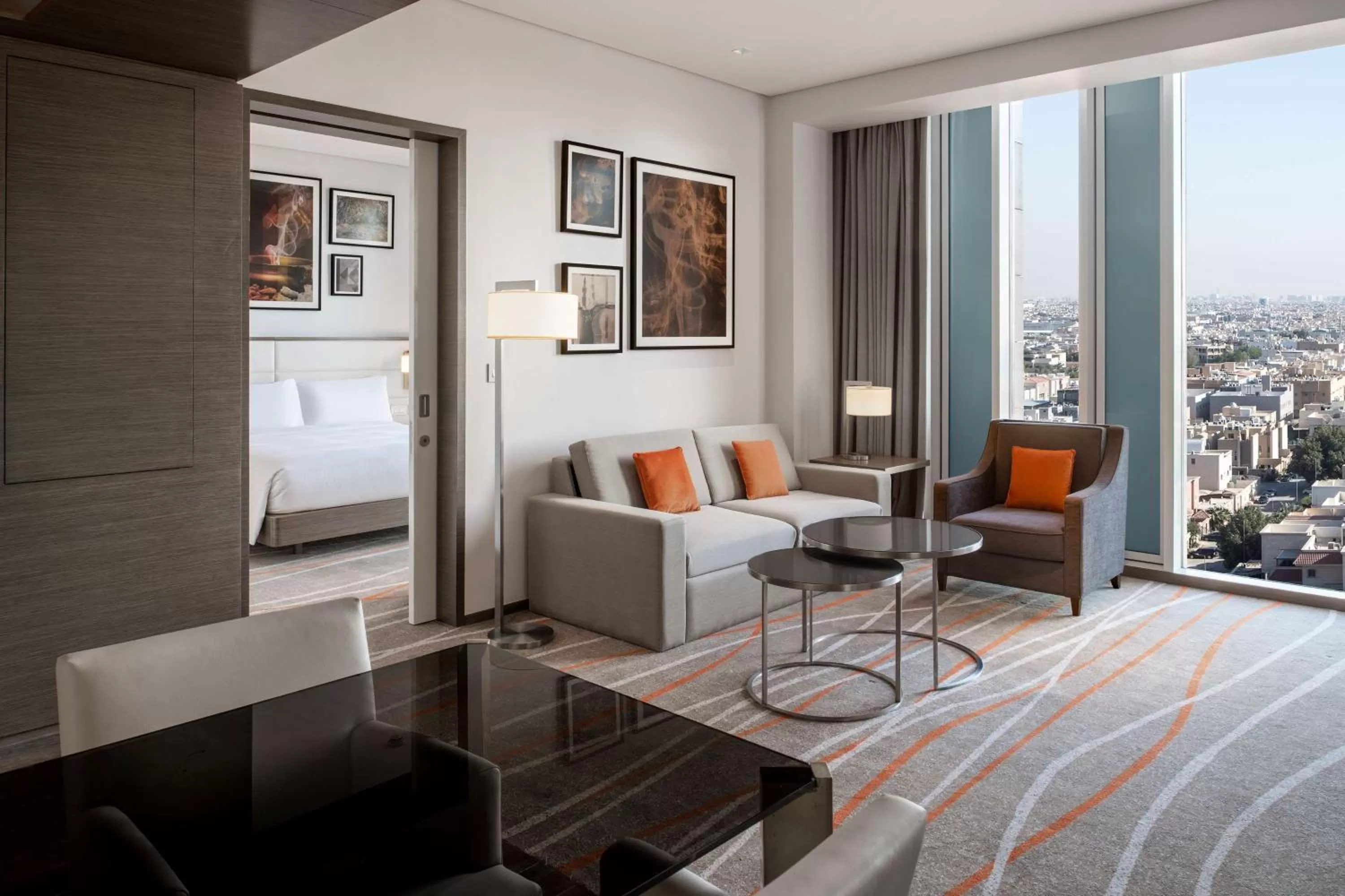 Living room in DoubleTree Suites by Hilton - Riyadh Financial District