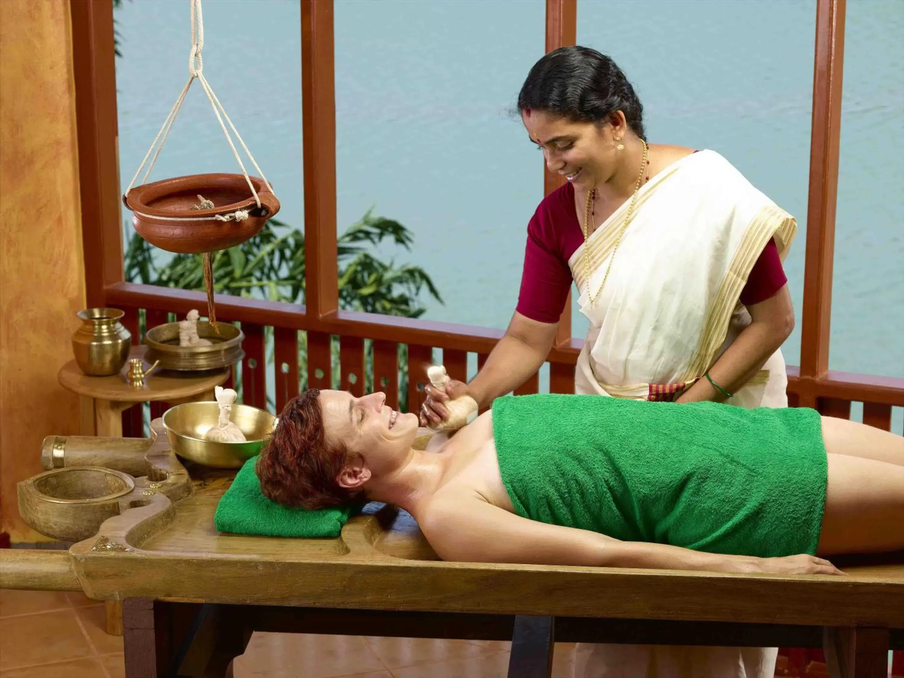 Spa and wellness centre/facilities in The Raviz Kadavu, Kozhikode