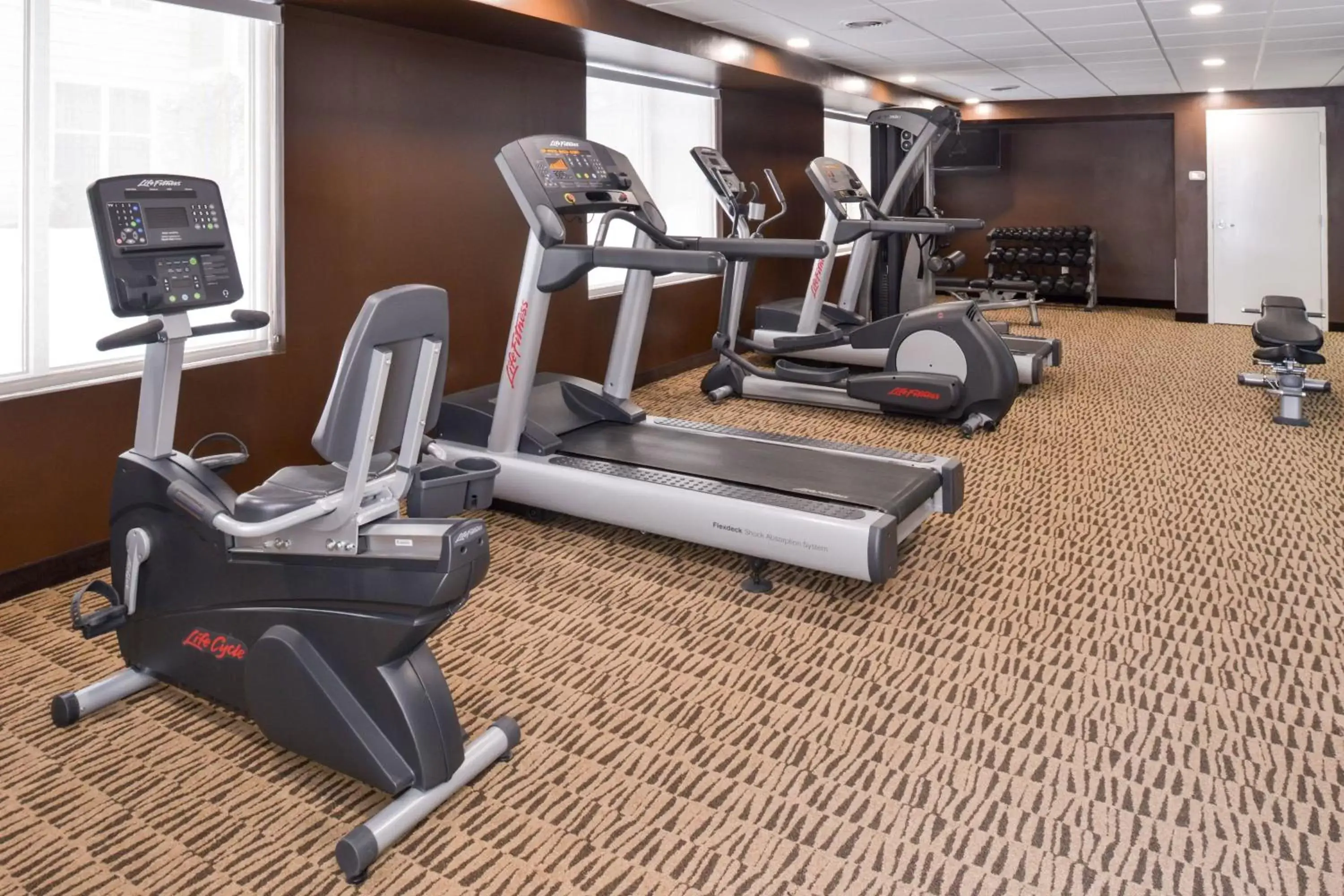 Fitness centre/facilities, Fitness Center/Facilities in Fairfield Inn and Suites by Marriott Dayton Troy