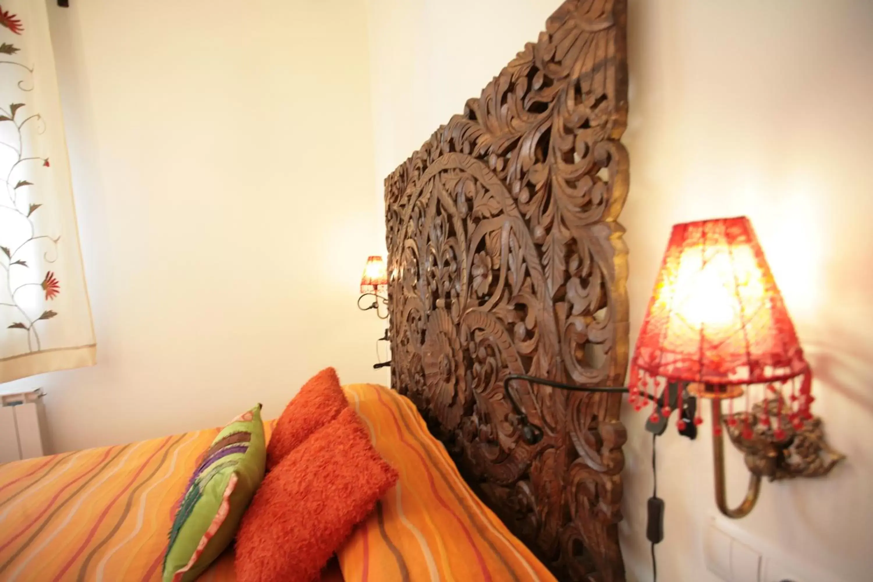 Decorative detail, Bed in Hotel Boutique La Morada de Juan de Vargas