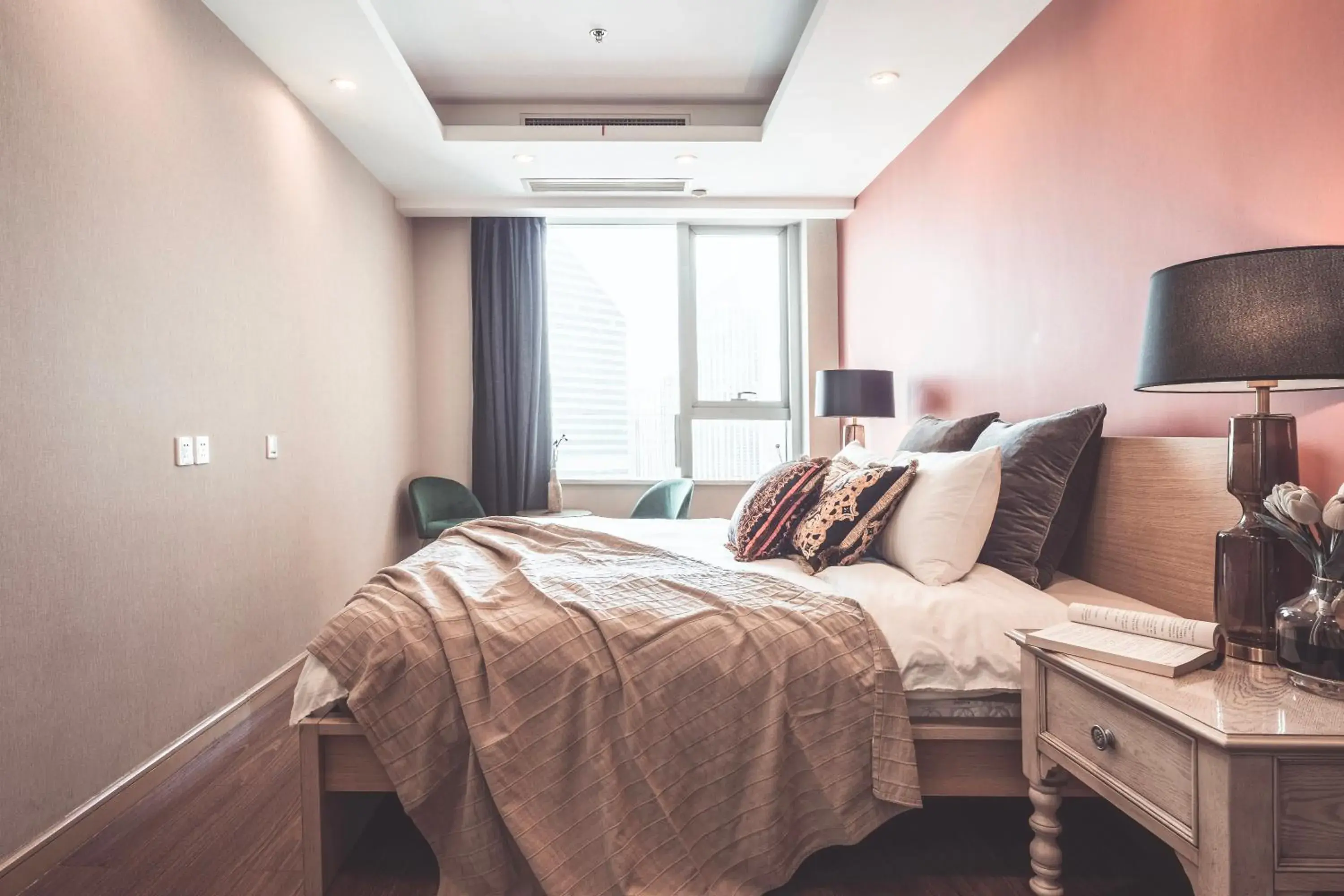 Bed in Tianjin G'apartment - Five Great Avenues