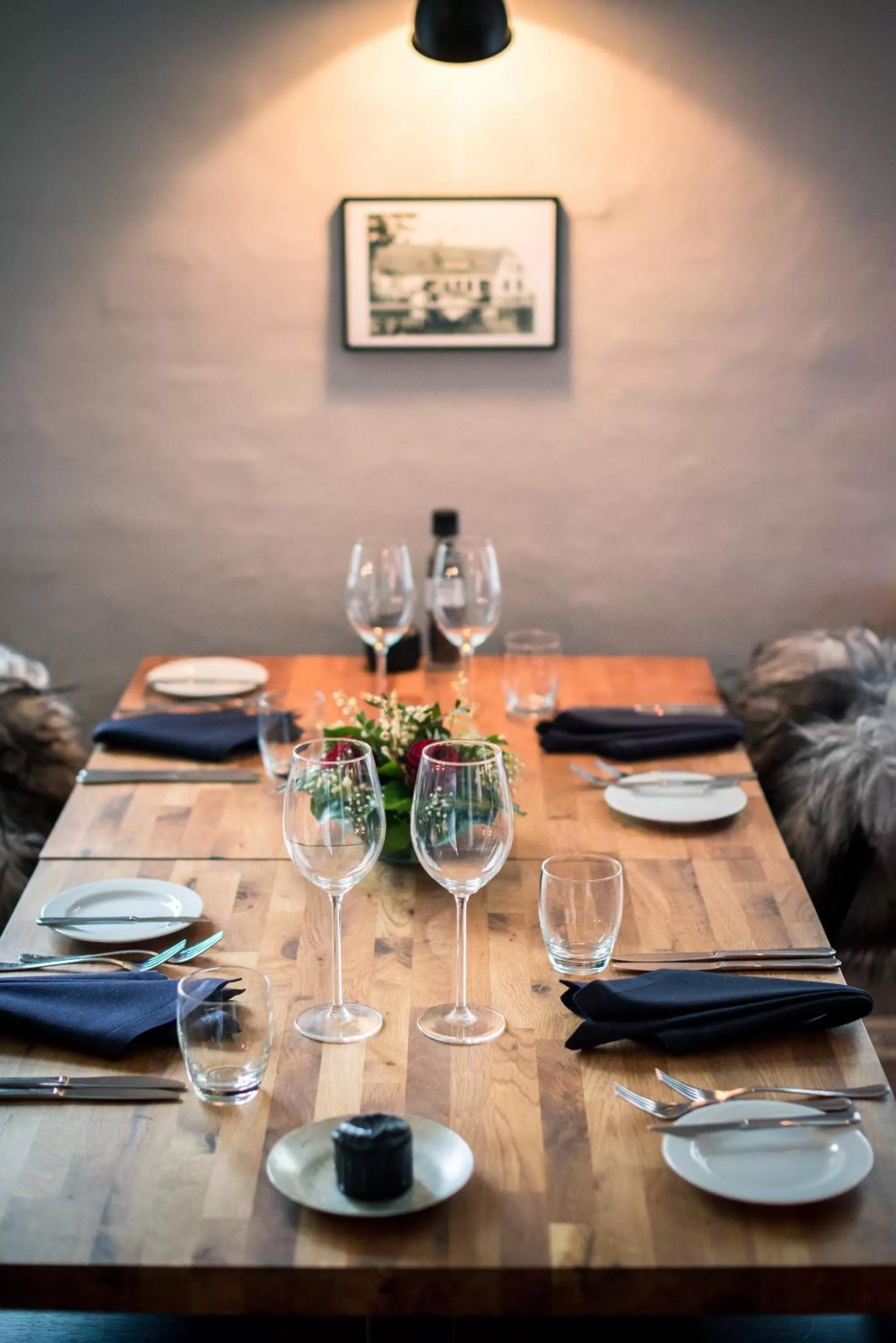 Dining area in Refborg Hotel