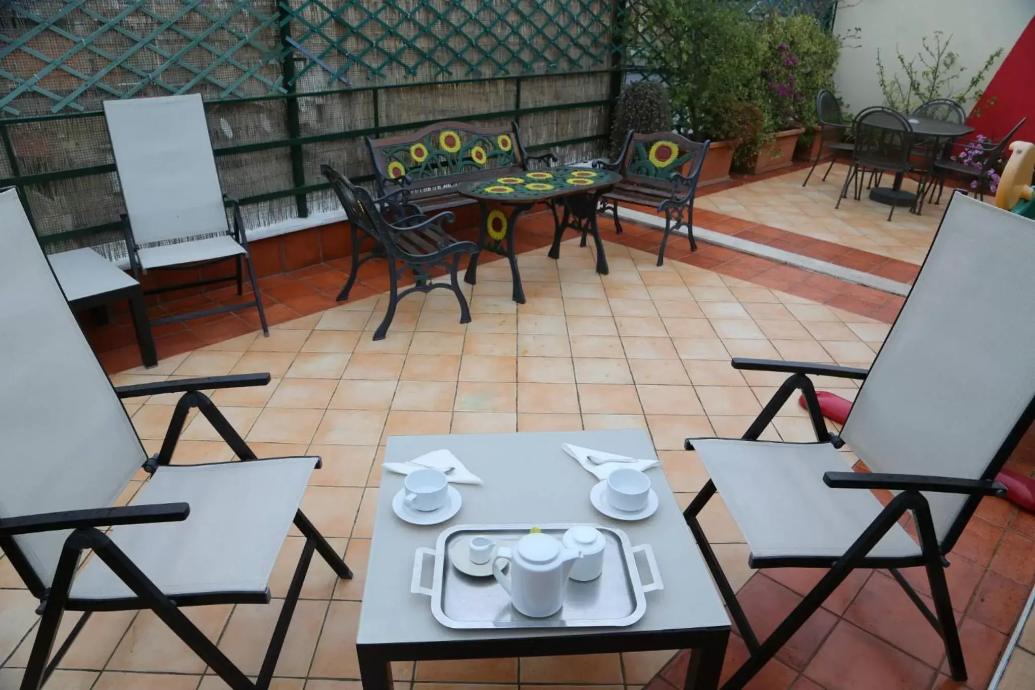 Balcony/Terrace, Restaurant/Places to Eat in Hotel Nettuno