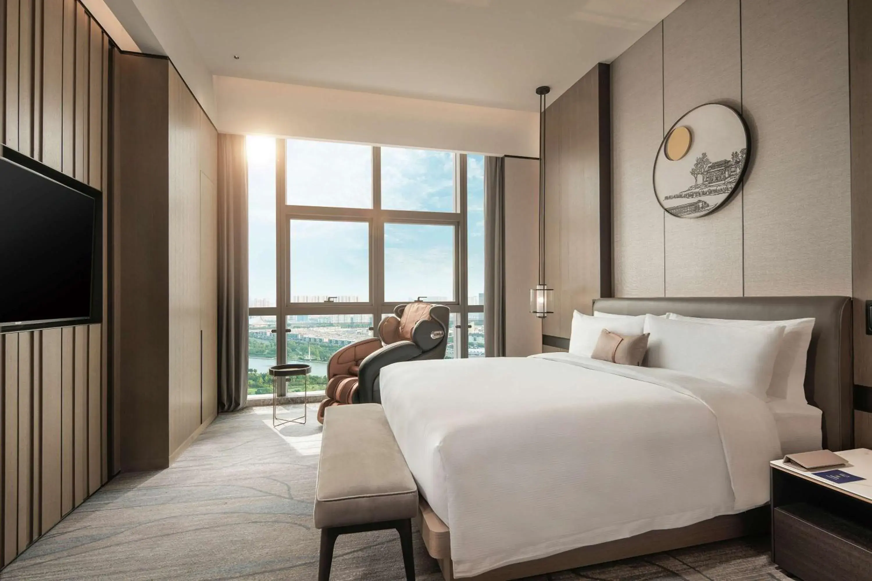 Bed in Doubletree By Hilton Suzhou Wujiang