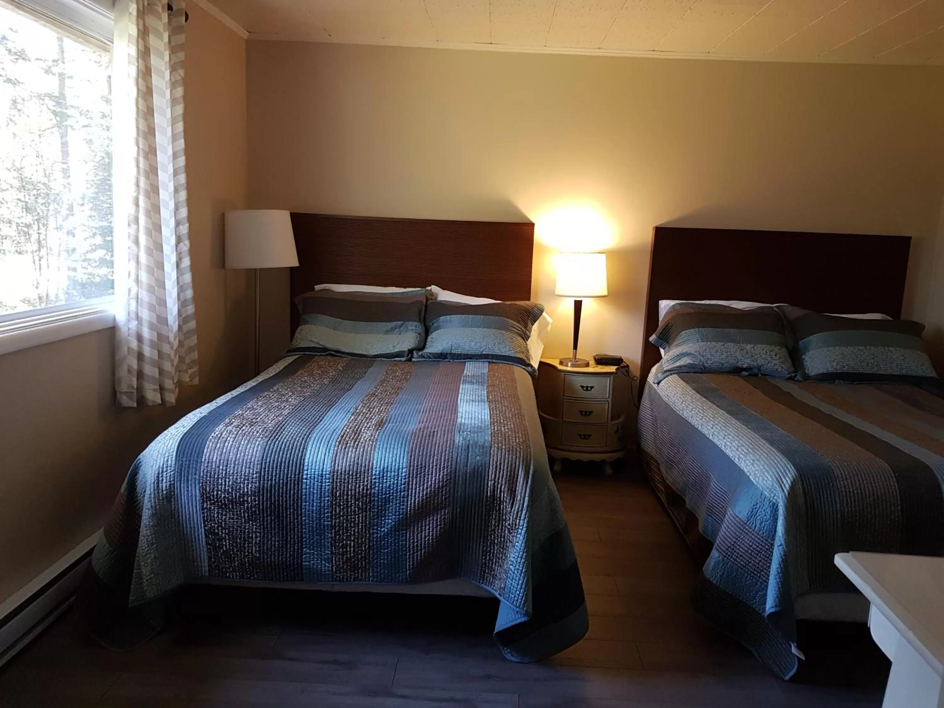 Bed in Pinecone Motel