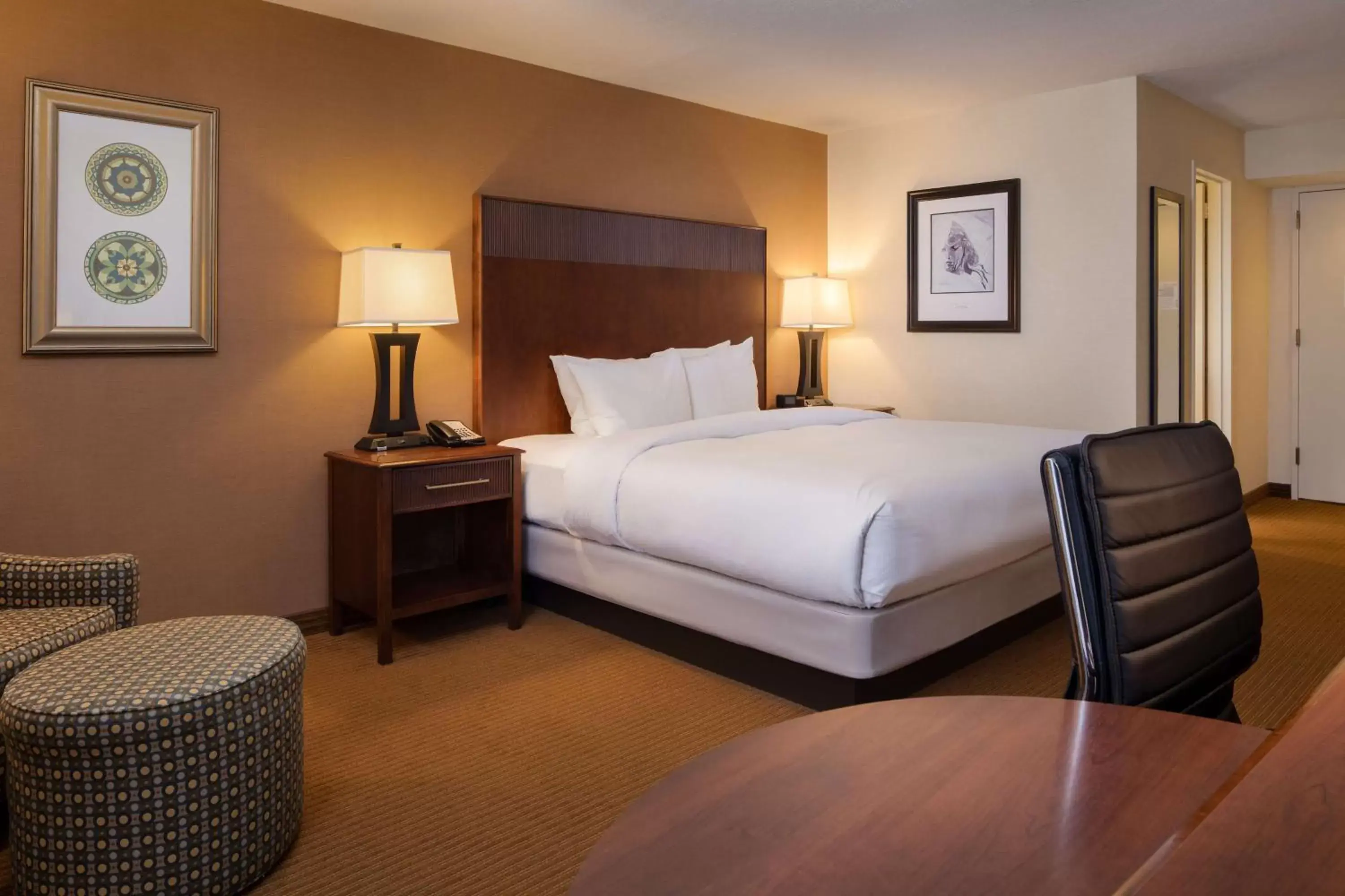 Living room, Bed in DoubleTree by Hilton Philadelphia Airport