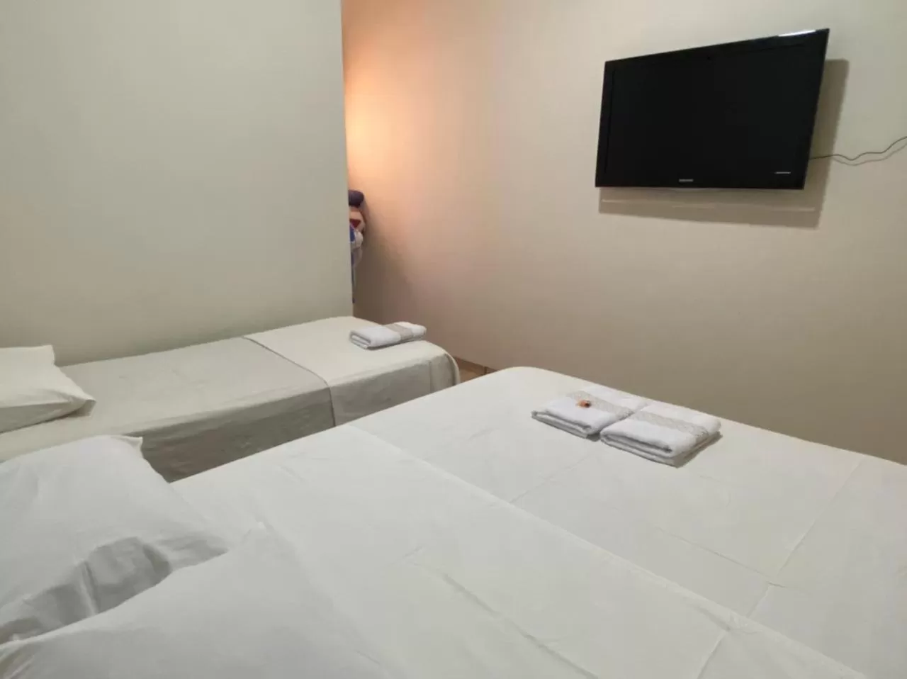 Bed in Hotel Pousada Aeroporto