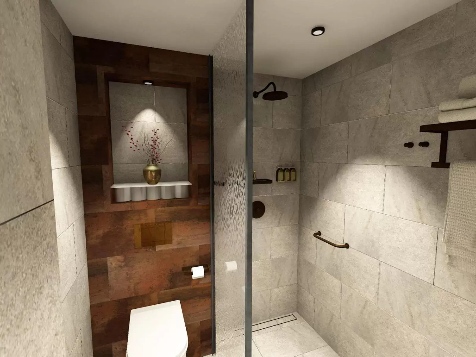 Shower, Bathroom in Hotel 1868