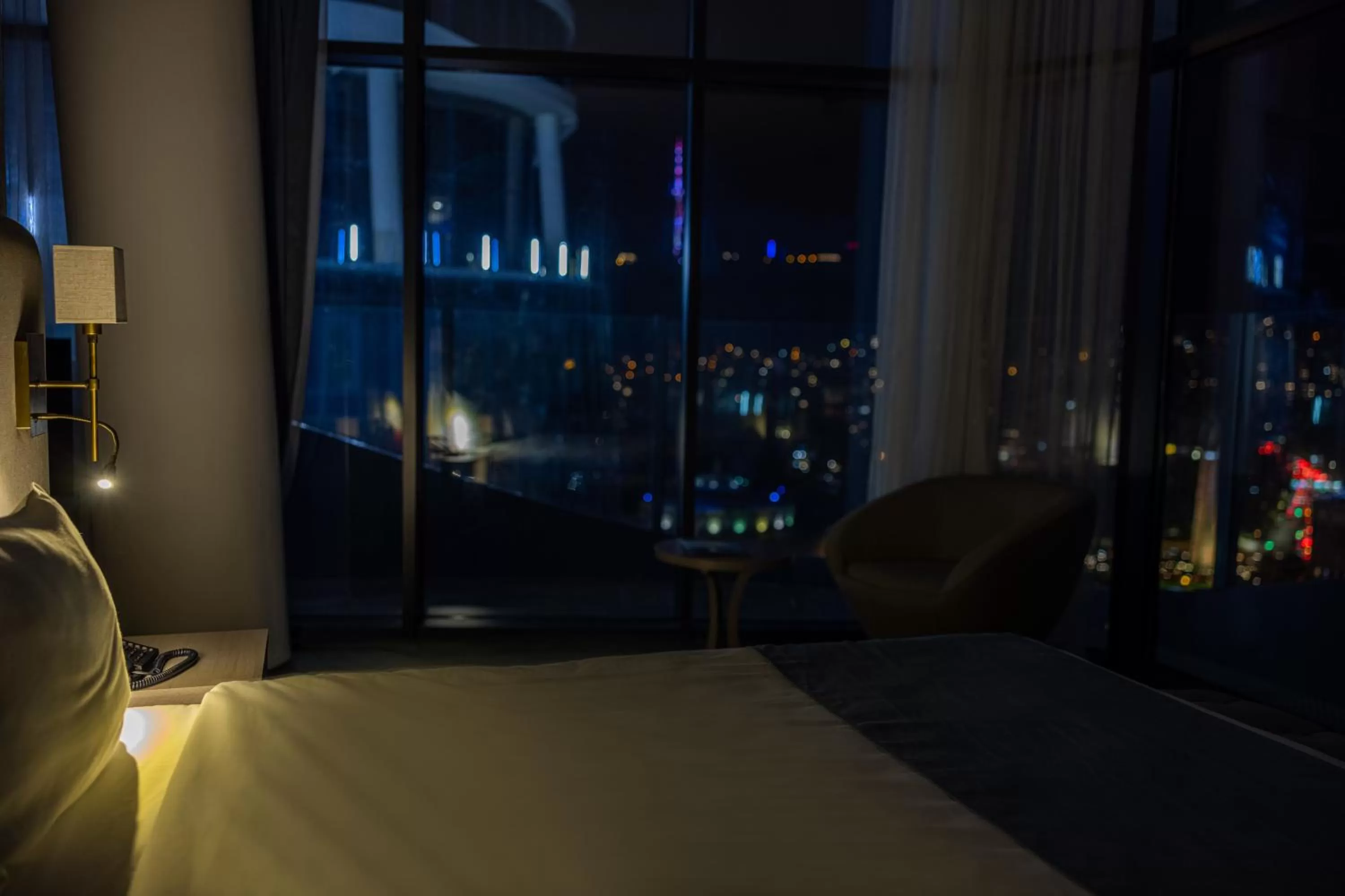 Night, Bed in Meta Business Hotel By King David