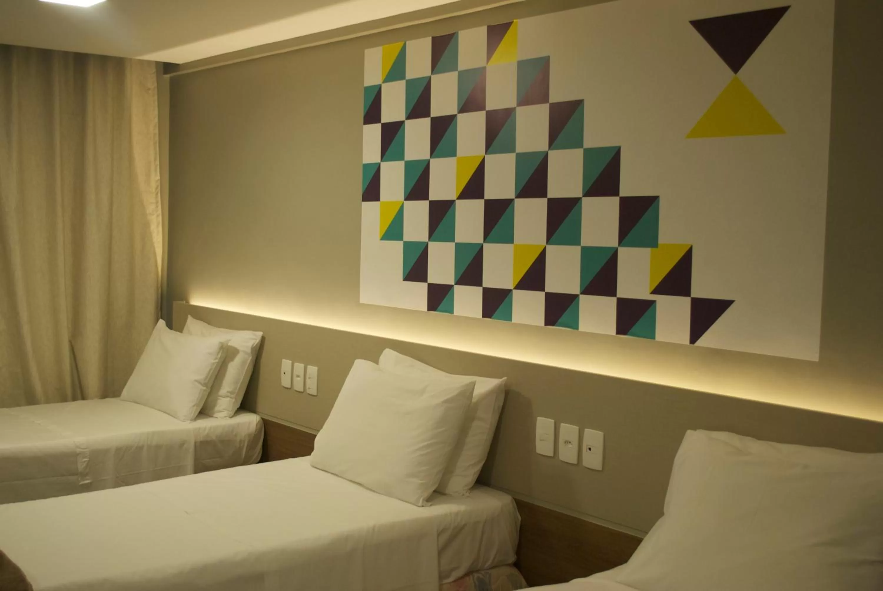 Bedroom, Bed in Master Express Cidade Baixa - Próximo ao Araujo Viana, UFRGS e Santa Casa