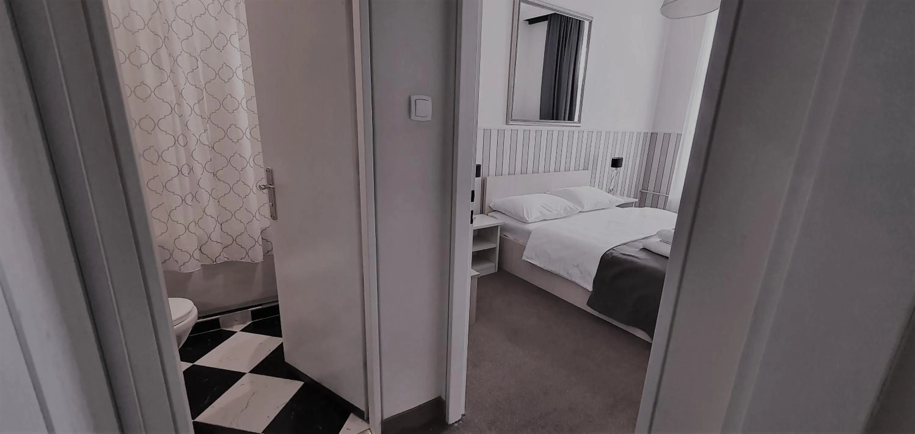 Bed in Hotel Vojvodina