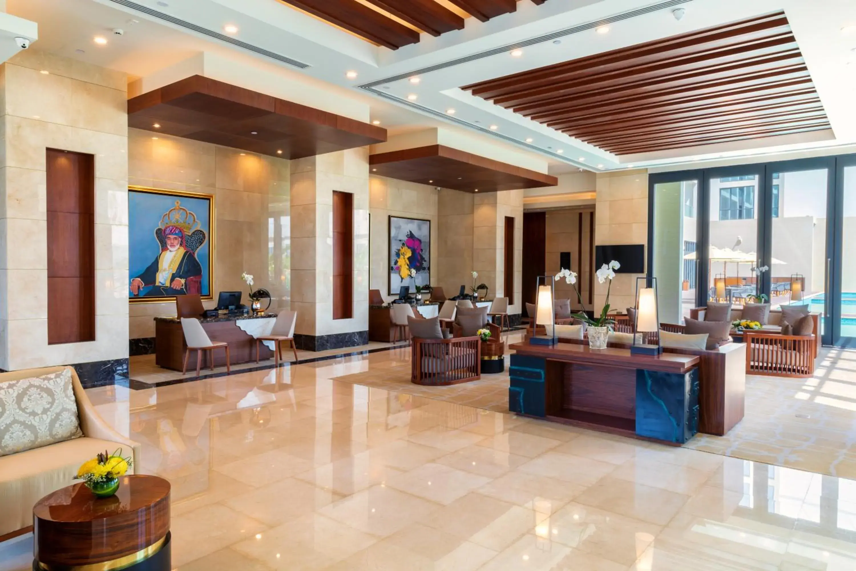 Lobby or reception in Millennium Resort Salalah
