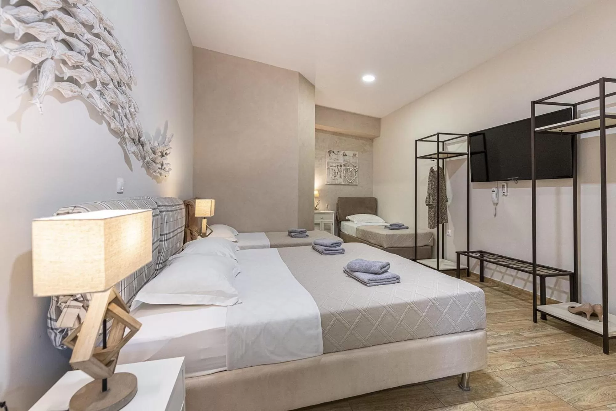 Bed in Comfort Stay Athens Airport Hotel - FREE shuttle from and to the airport