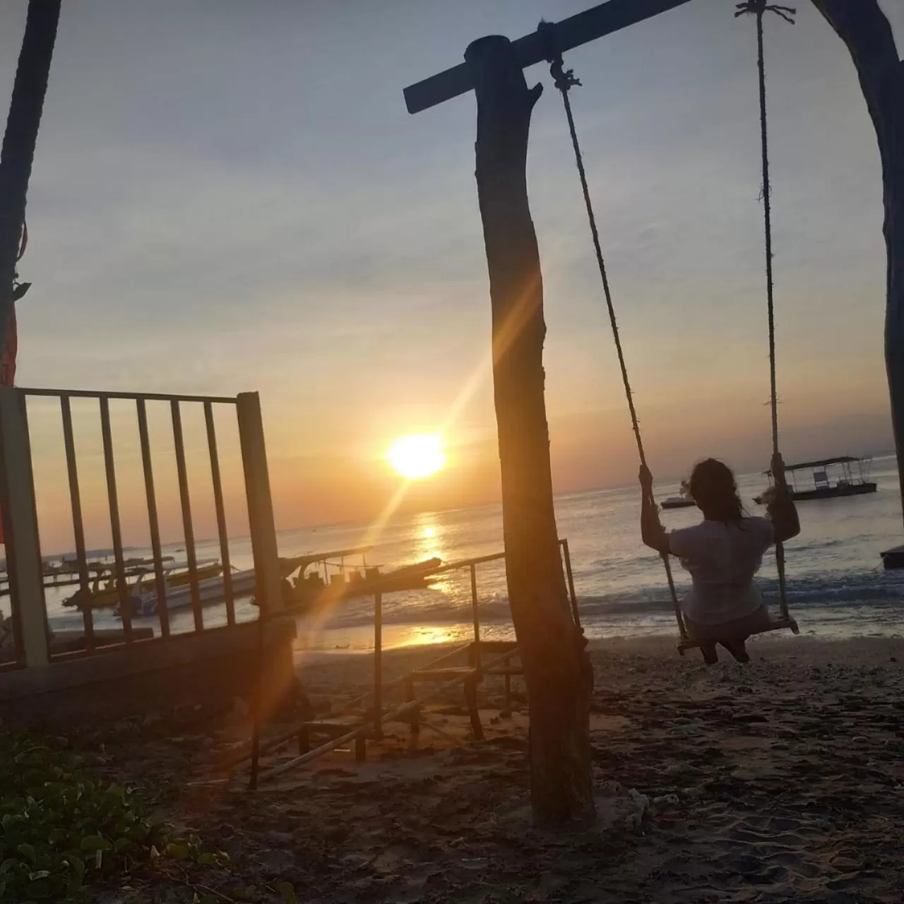 Sunset in Pi Karya Beach