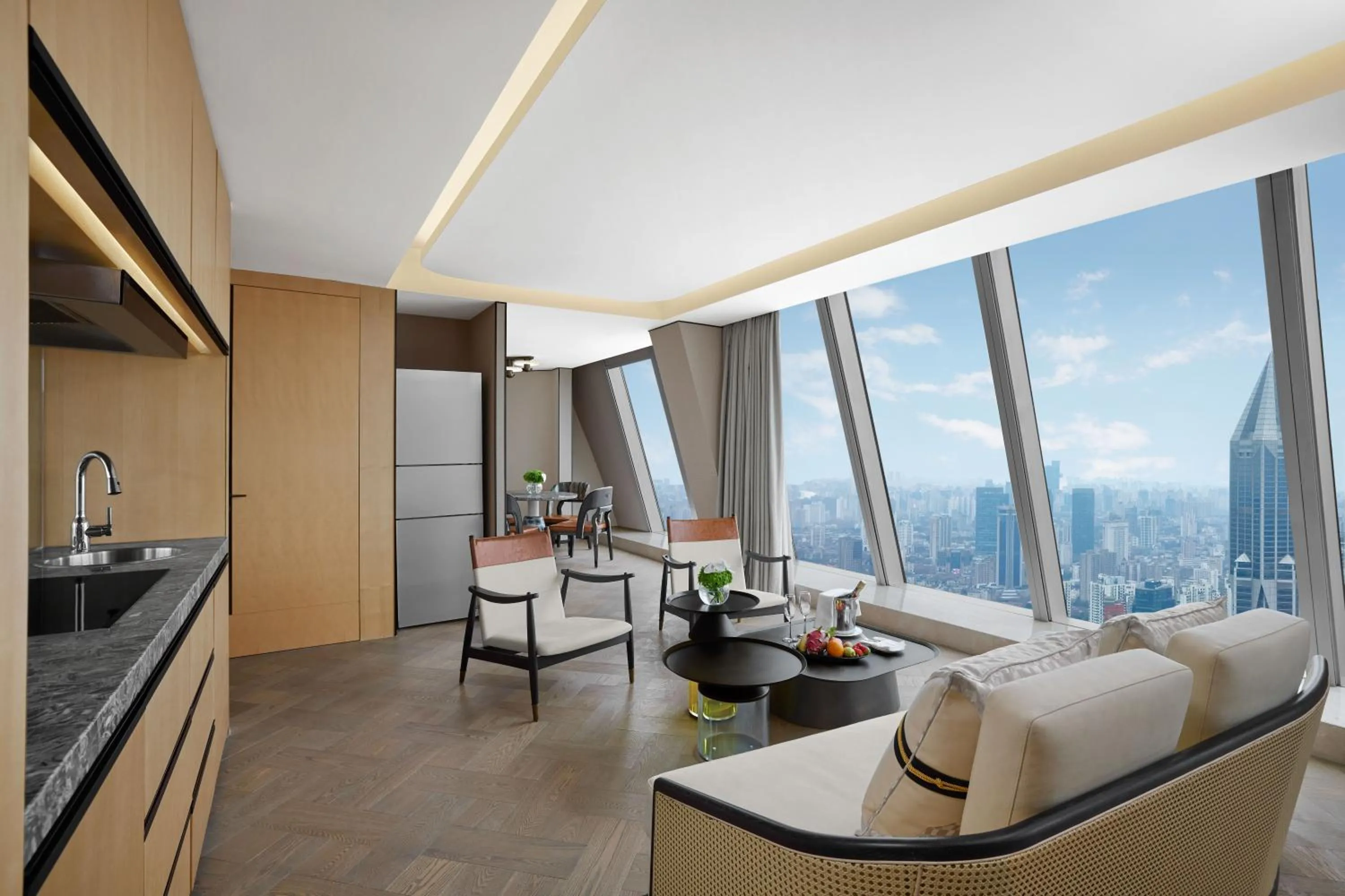 Living room in Conrad Shanghai