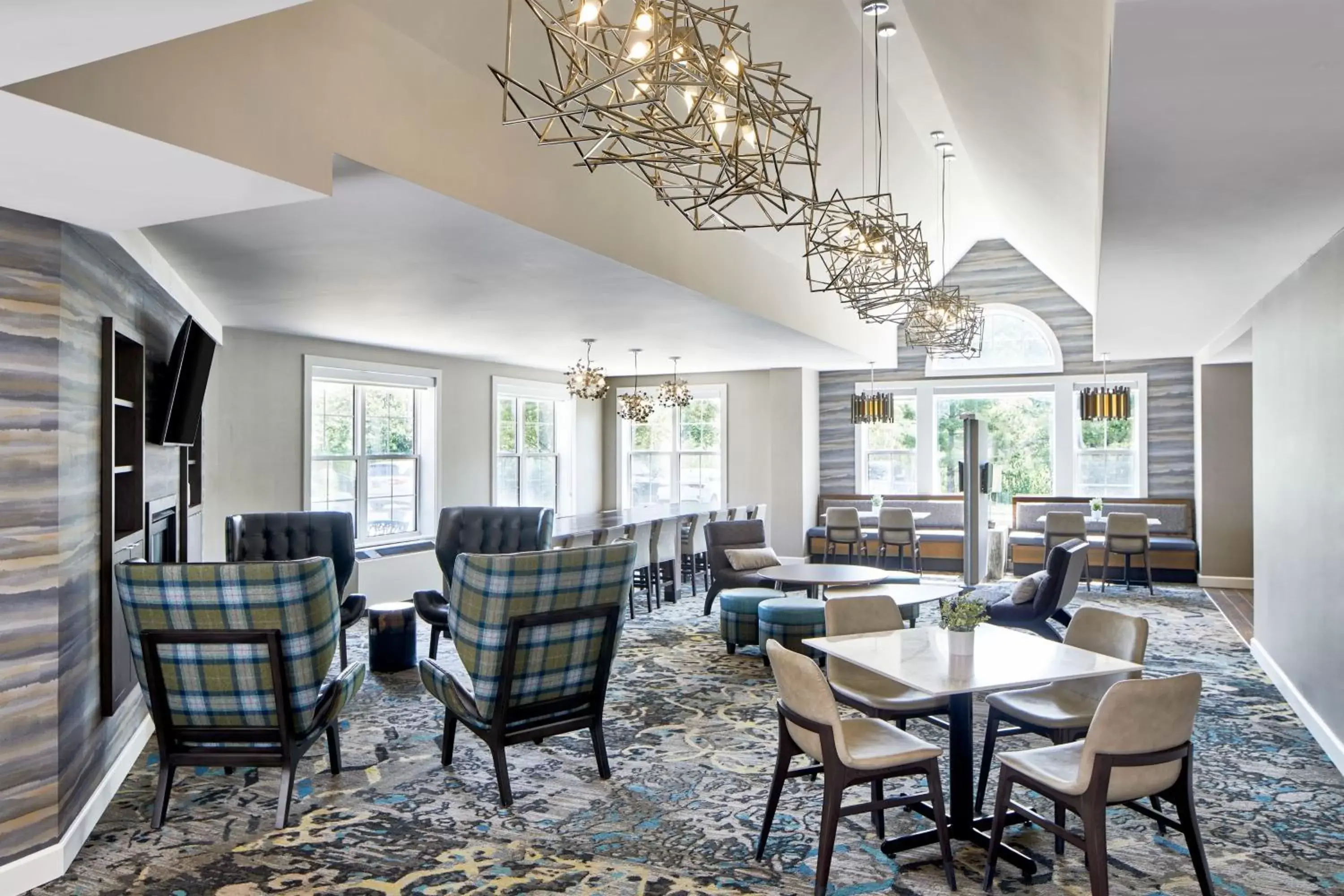 Lobby or reception, Restaurant/Places to Eat in Residence Inn by Marriott Rochester West Greece