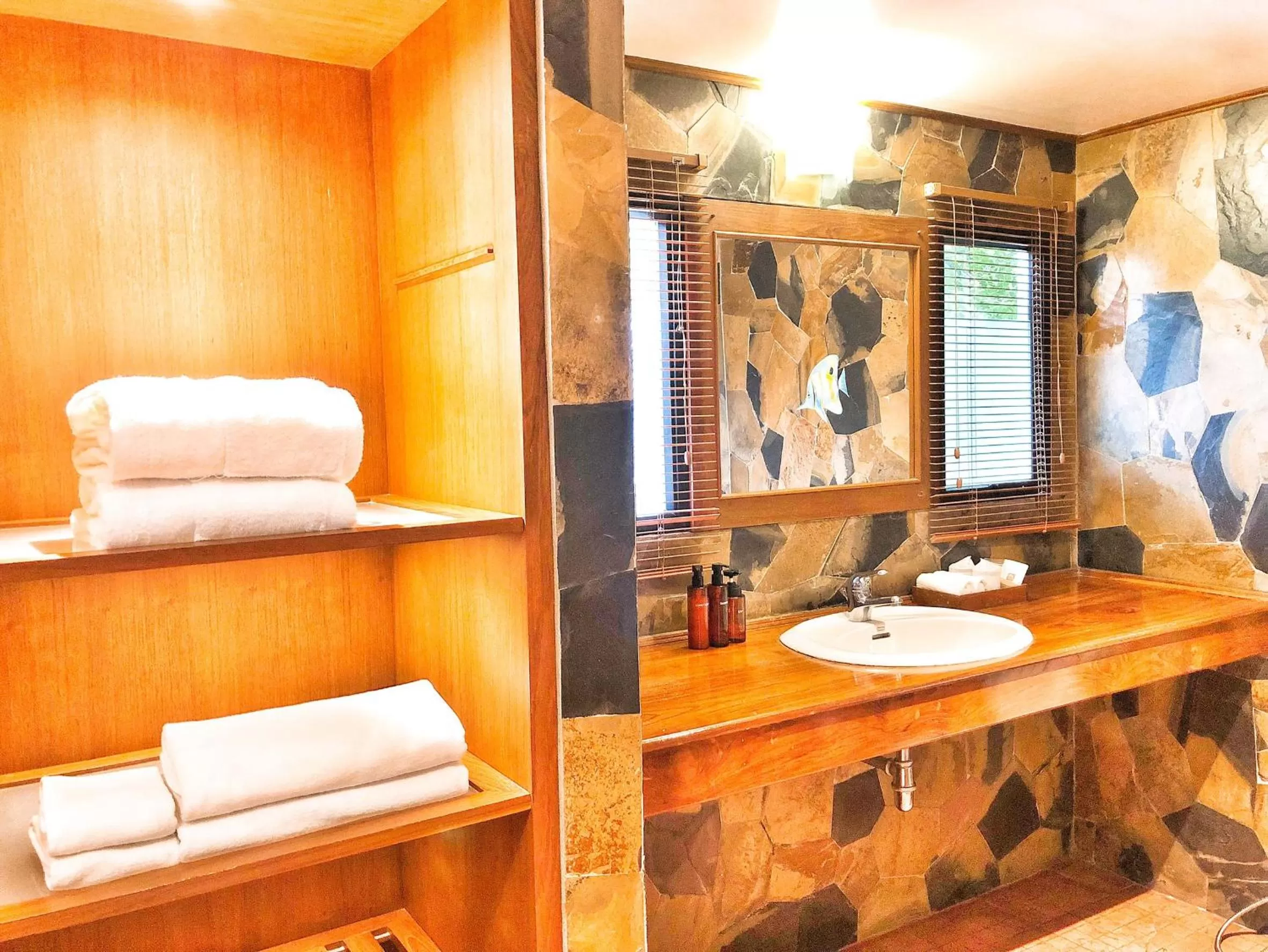 Bathroom in Birds and Bees Resort