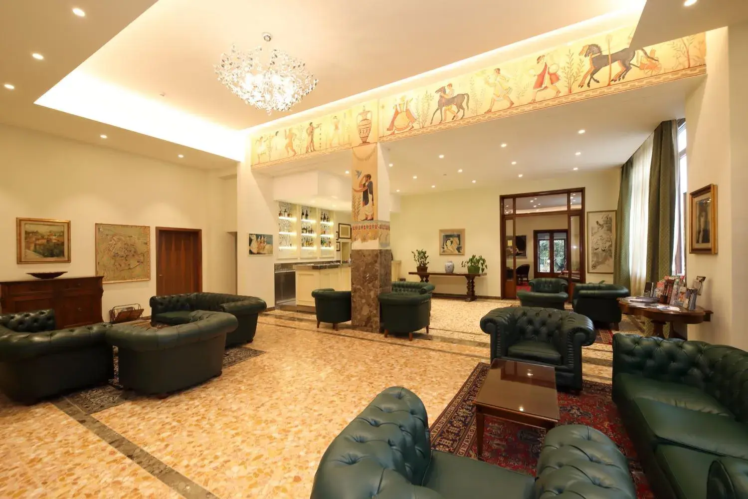 Lobby or reception, Lounge/Bar in Hotel Moderno