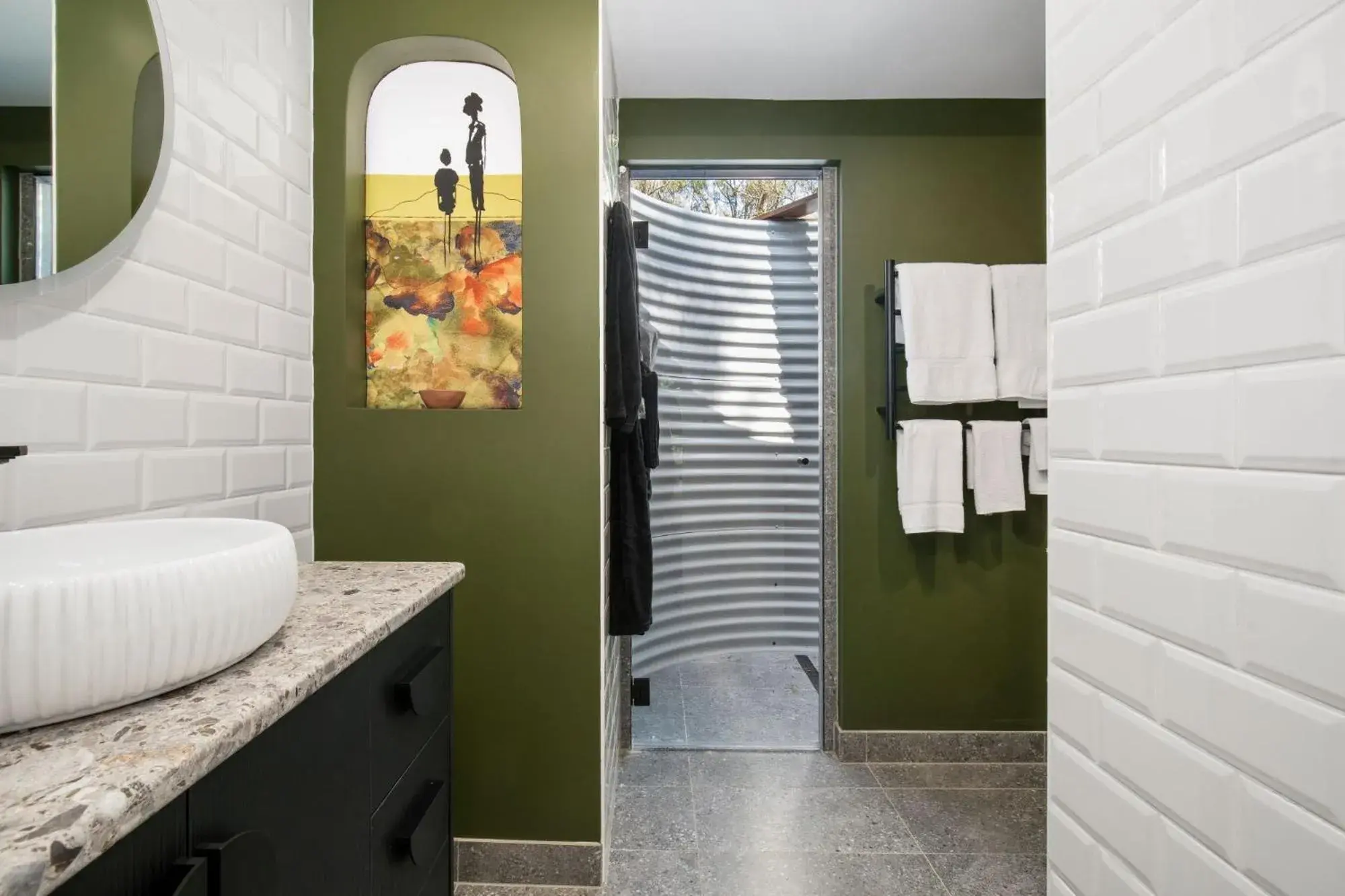 Bathroom in Cedar Creek Lodges