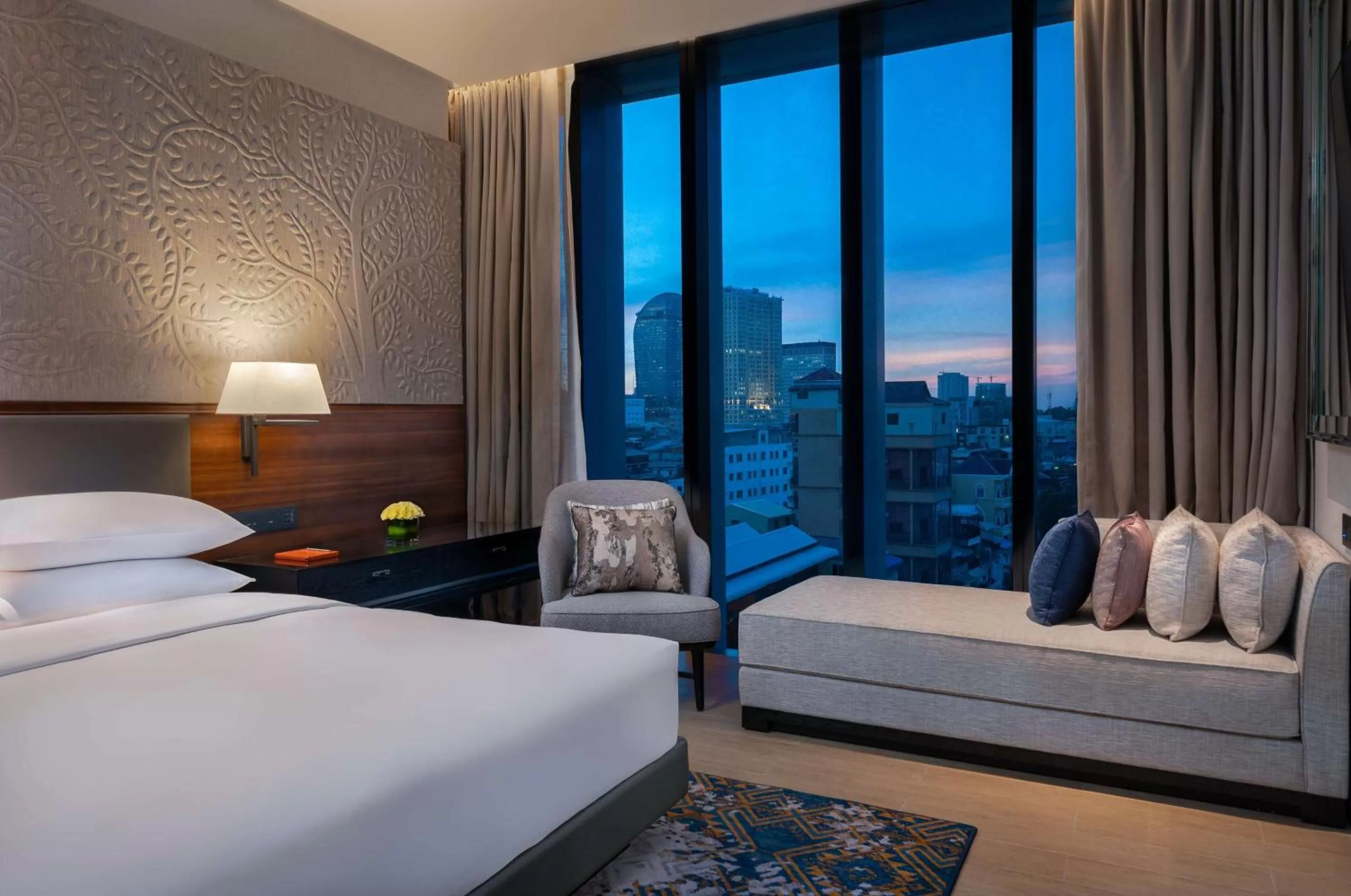 Photo of the whole room, Bed in Hyatt Regency Phnom Penh